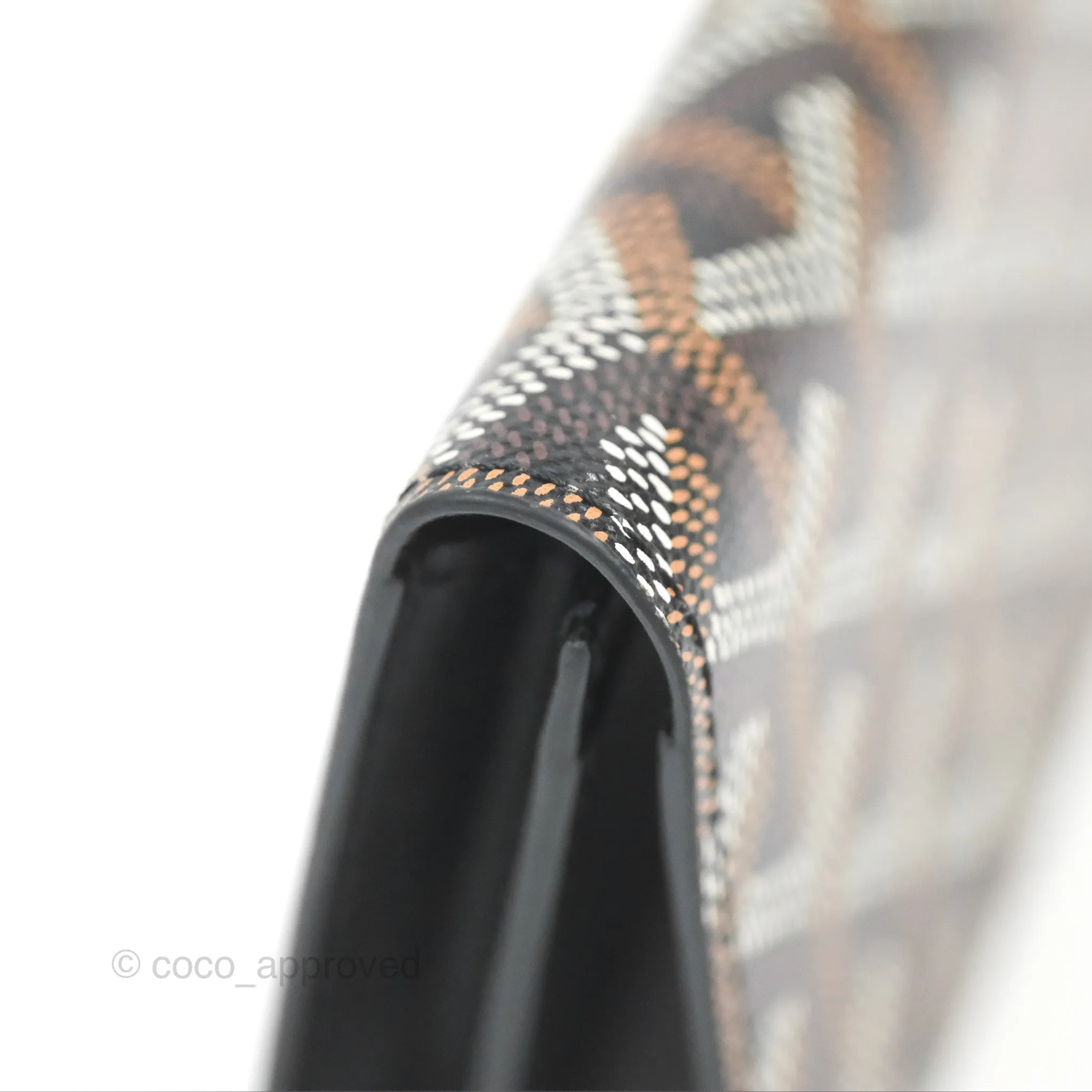 Goyard Malesherbes Card Wallet Goyardine Black