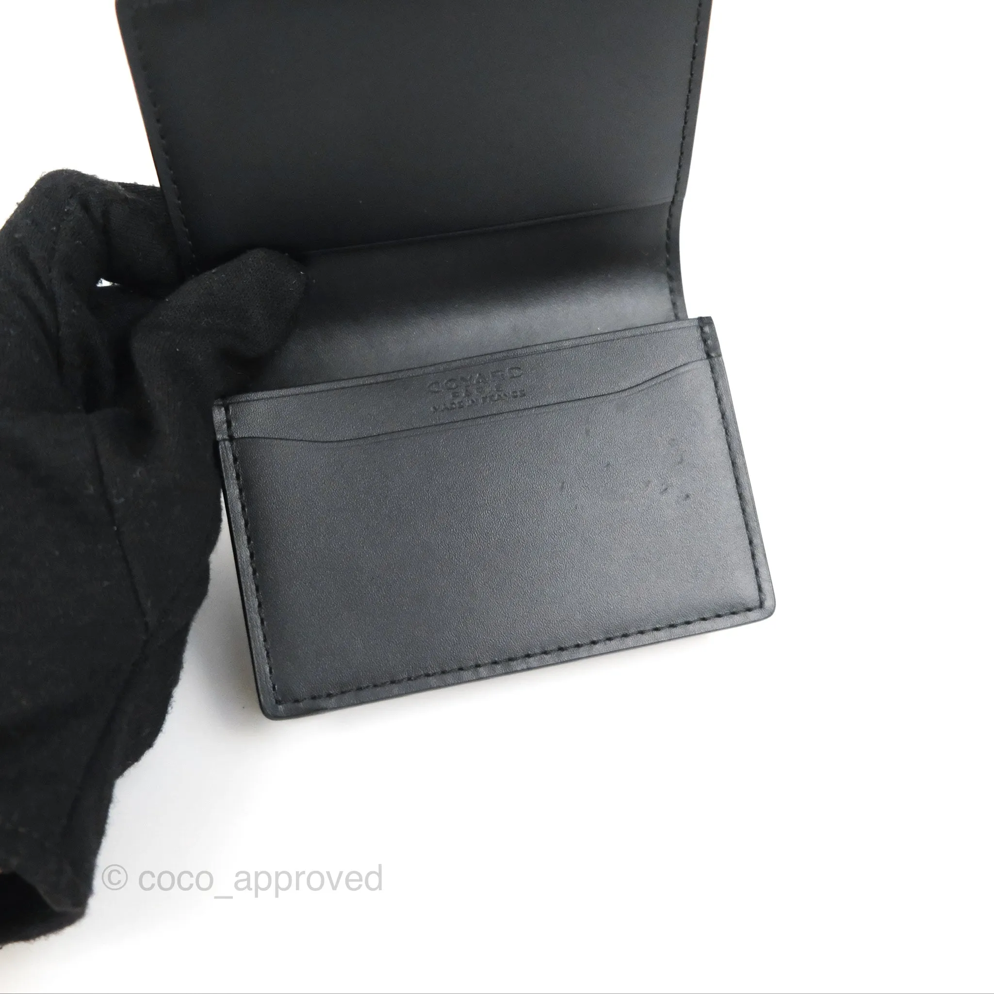 Goyard Malesherbes Card Wallet Goyardine Black