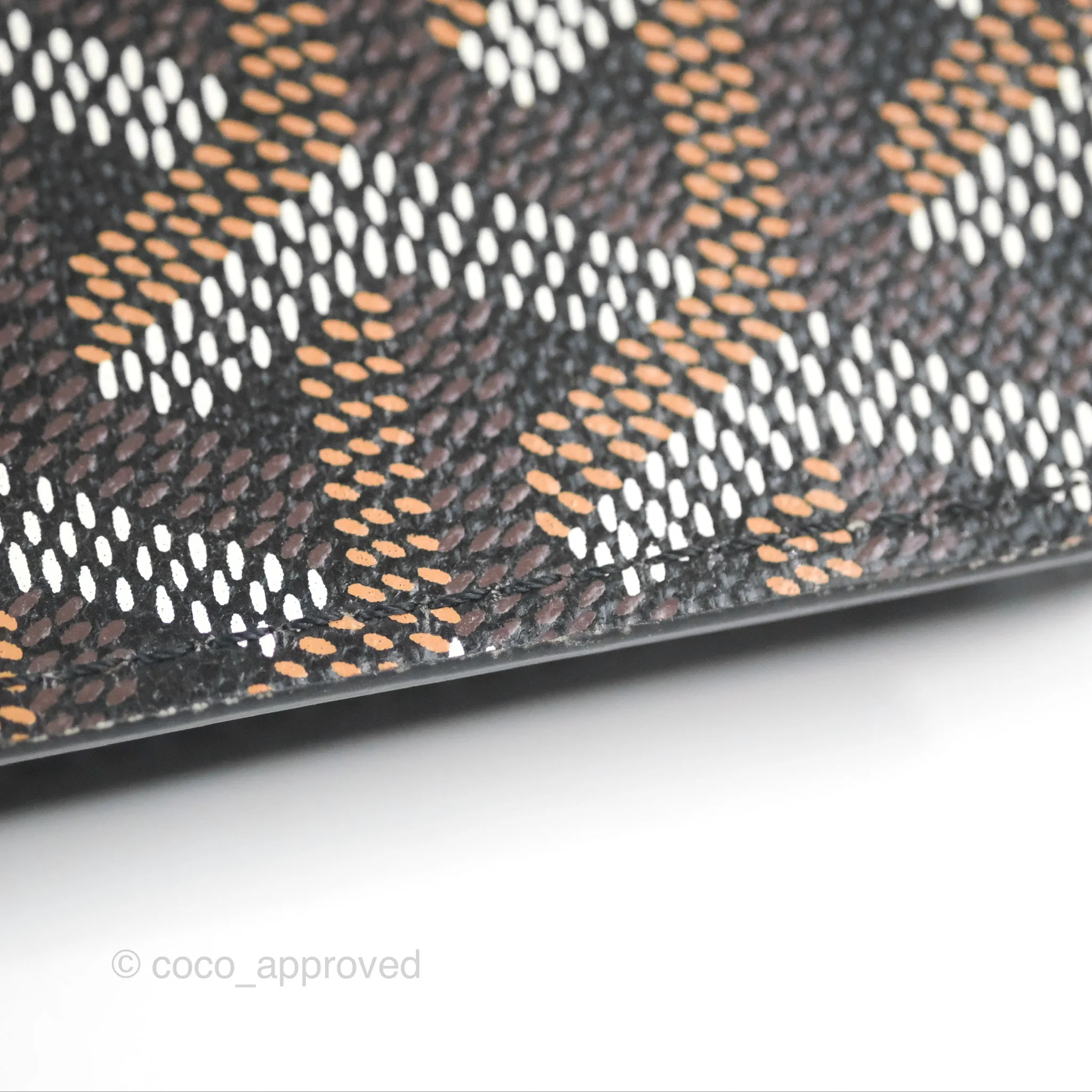 Goyard Malesherbes Card Wallet Goyardine Black