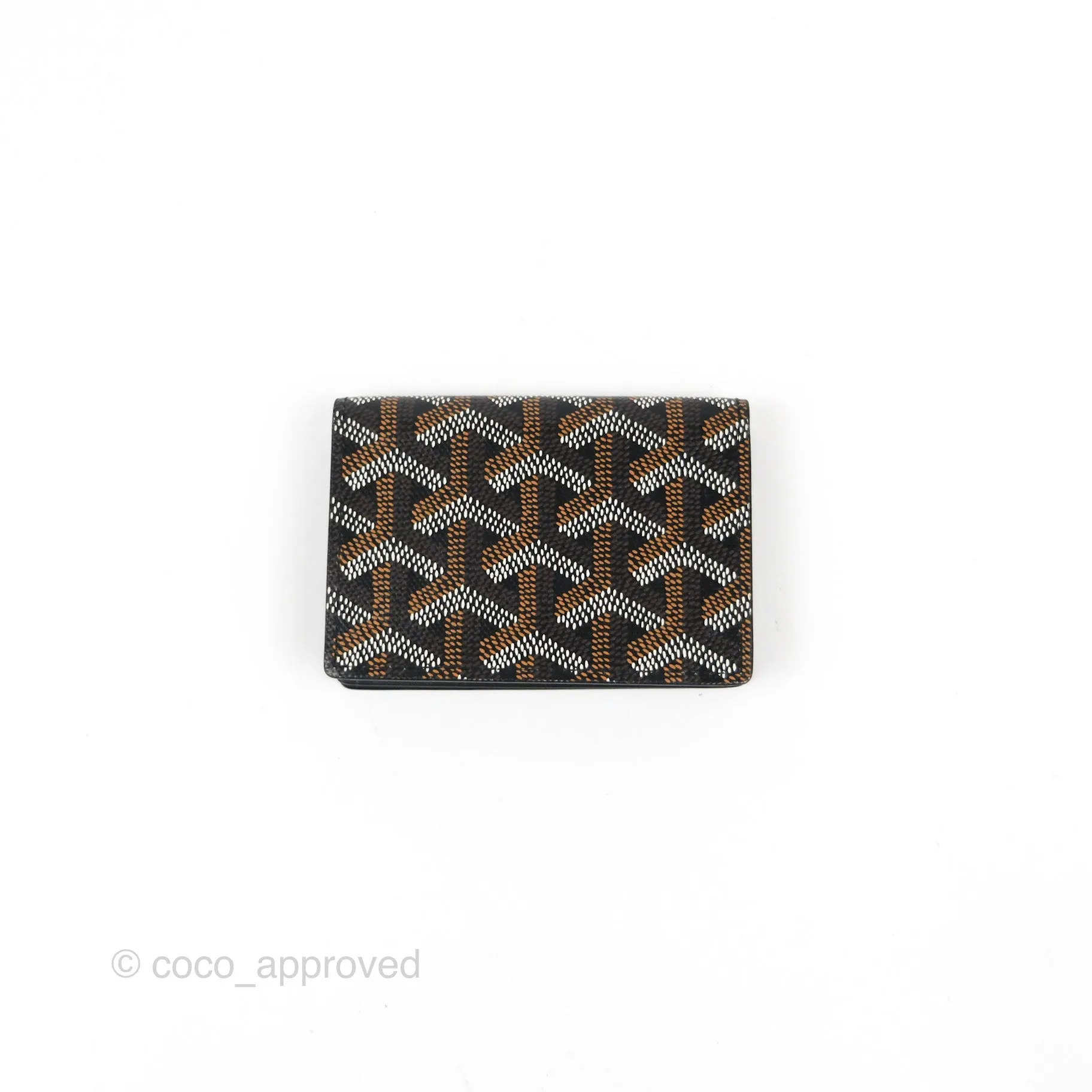 Goyard Malesherbes Card Wallet Goyardine Black