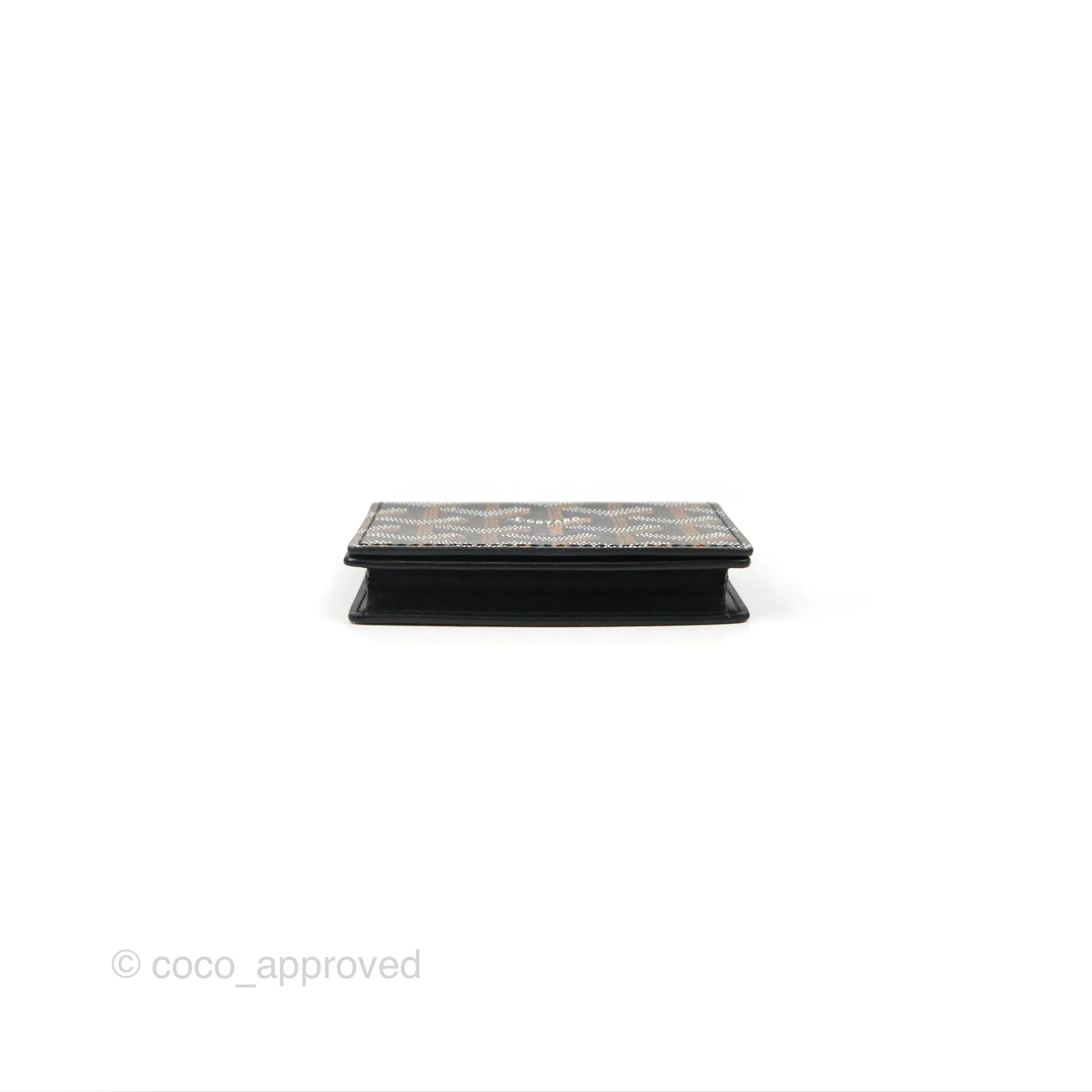 Goyard Malesherbes Card Wallet Goyardine Black