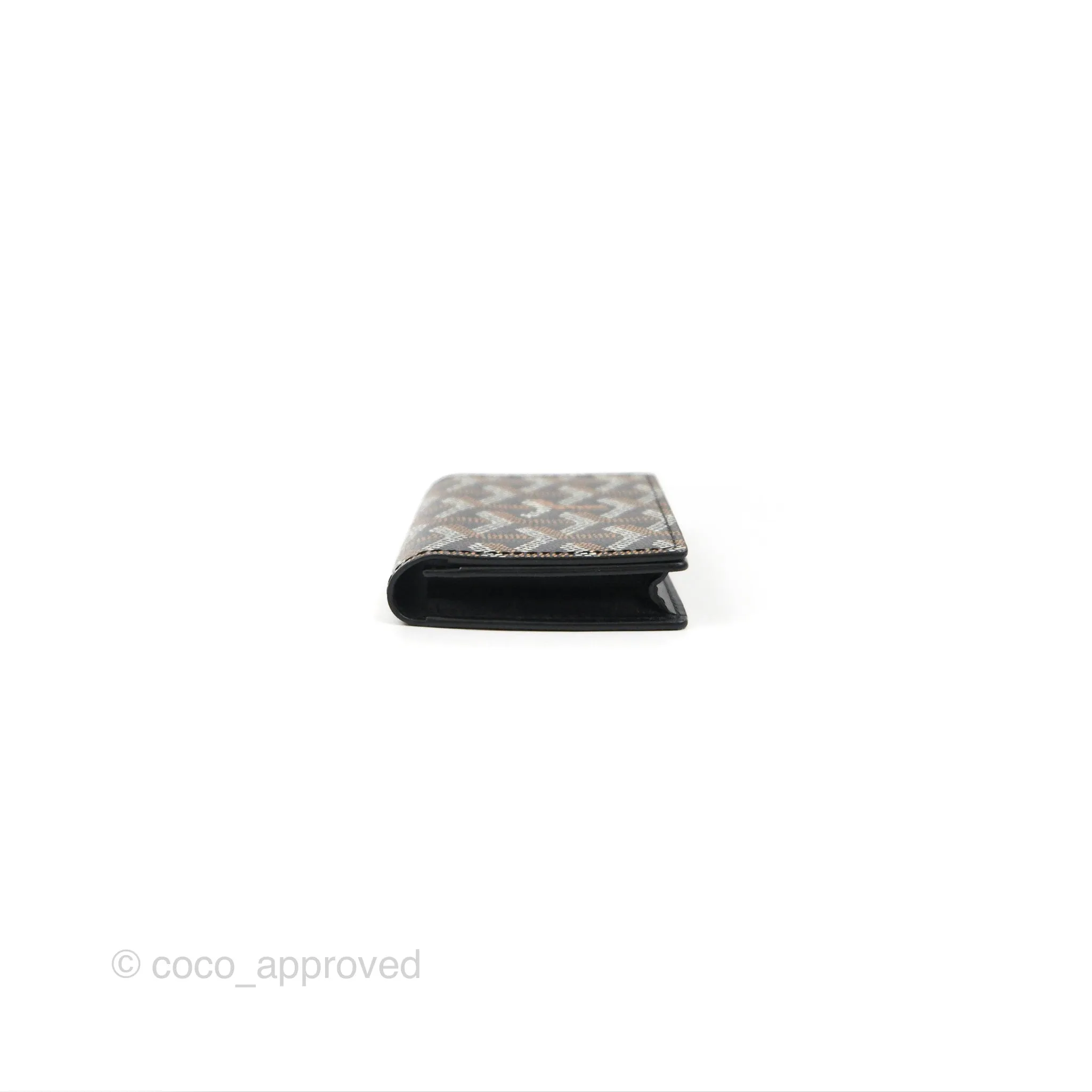 Goyard Malesherbes Card Wallet Goyardine Black