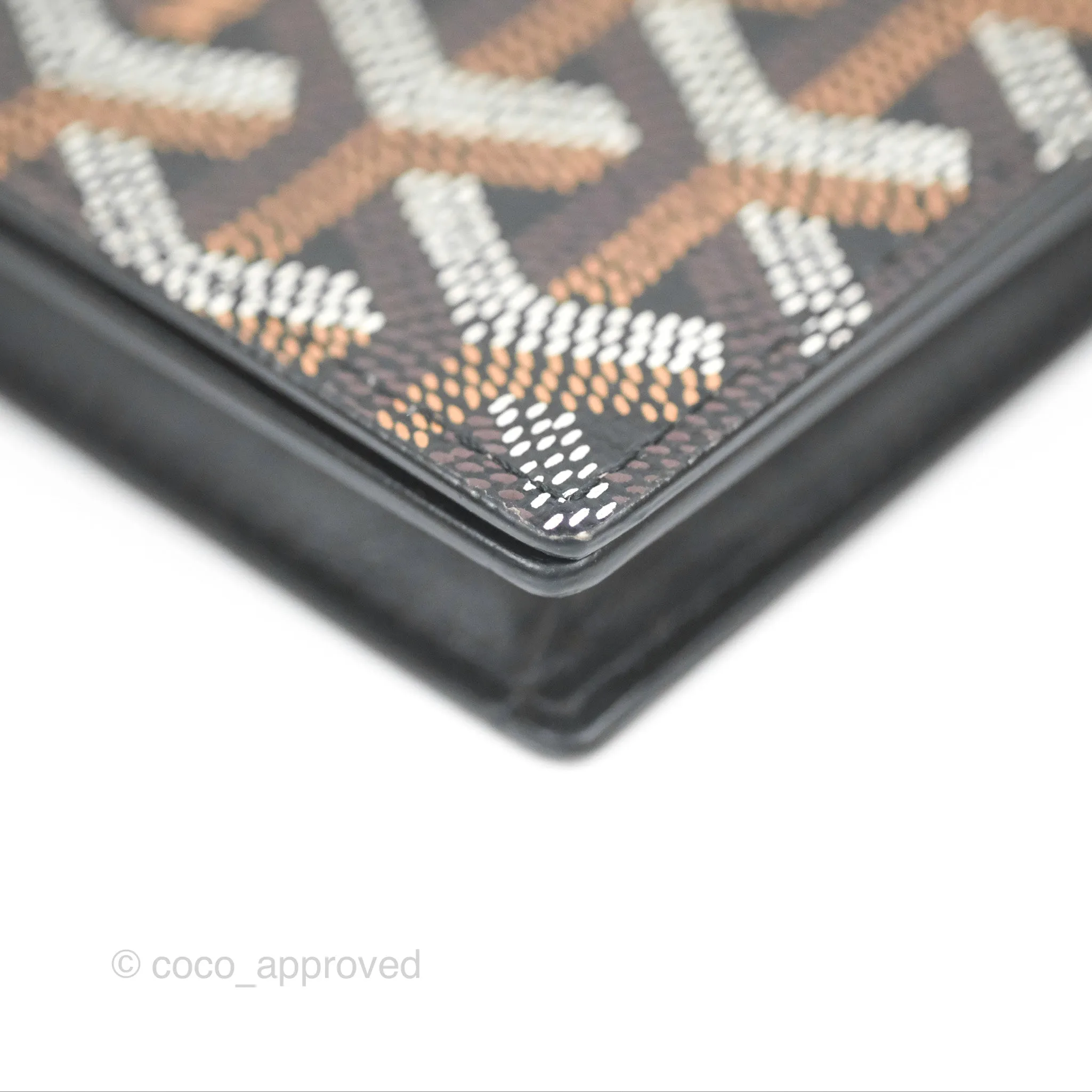 Goyard Malesherbes Card Wallet Goyardine Black