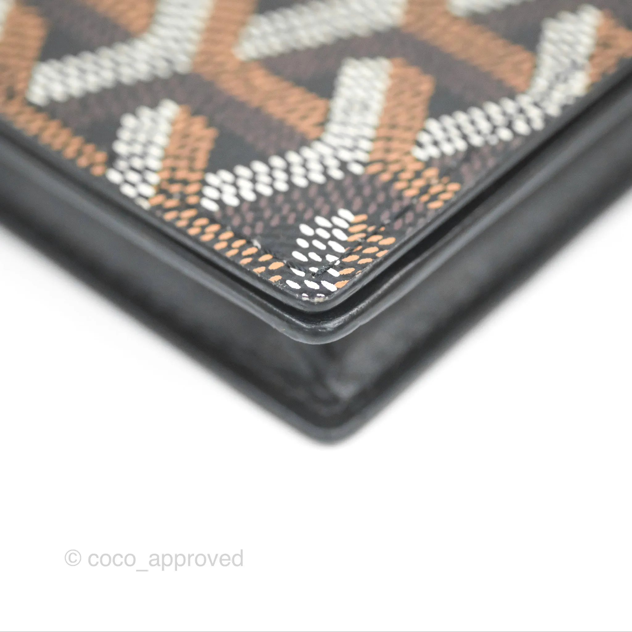 Goyard Malesherbes Card Wallet Goyardine Black