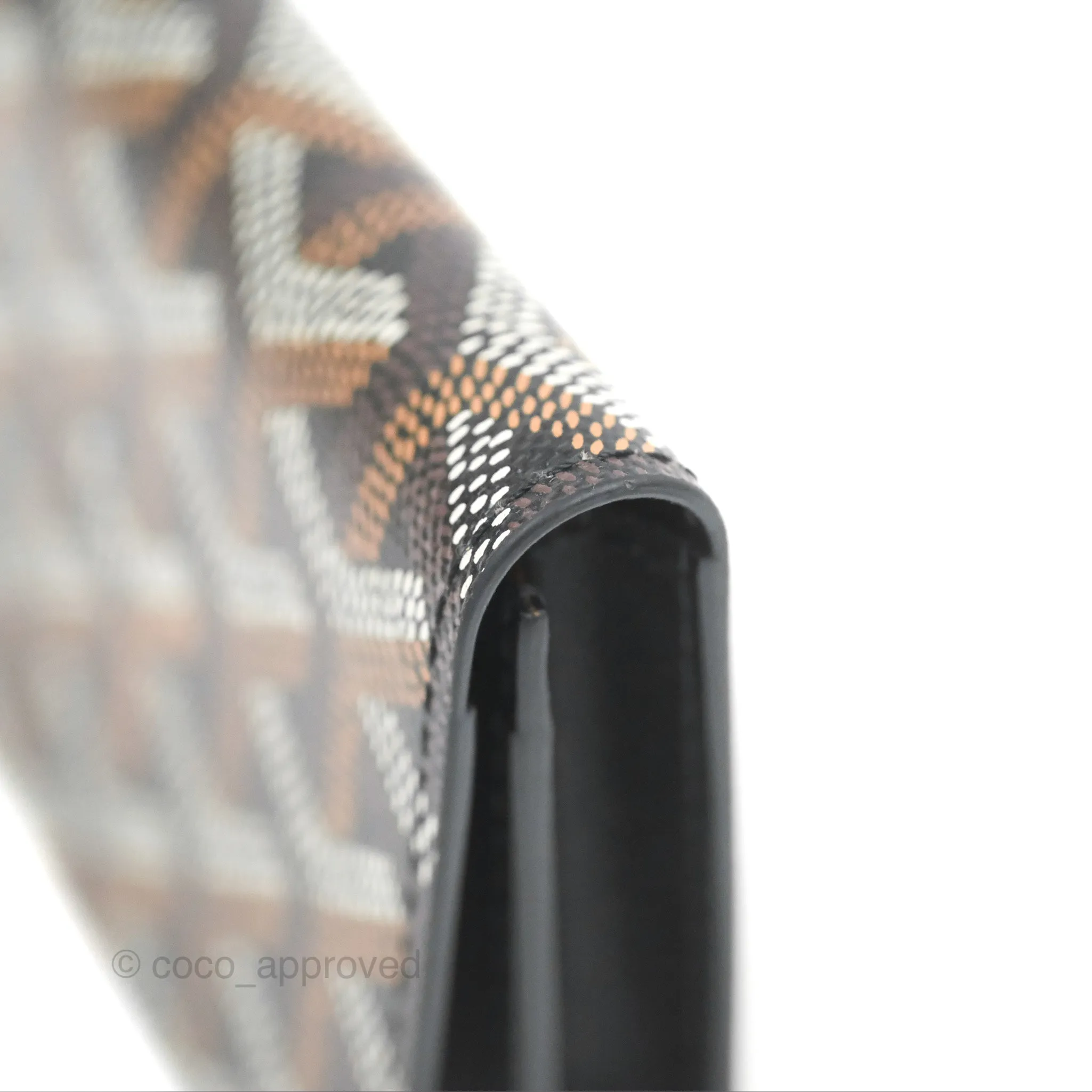 Goyard Malesherbes Card Wallet Goyardine Black