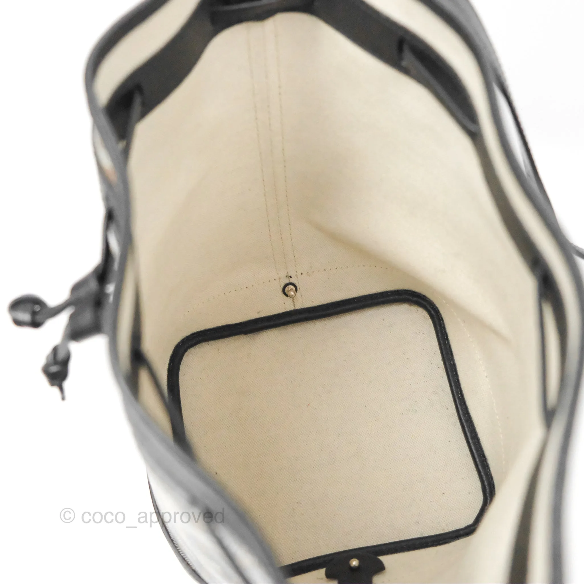 Goyard Petit Flot Bucket Bag Black Goyardine Canvas