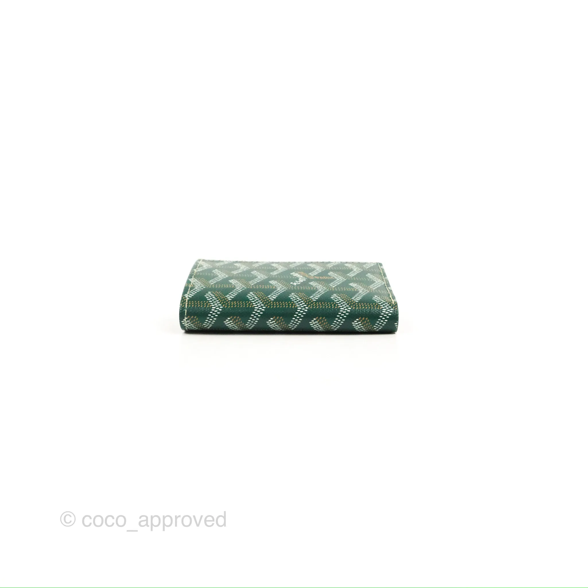 Goyard Saint Pierre Card Wallet Green Goyardine
