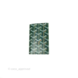Goyard Saint Pierre Card Wallet Green Goyardine