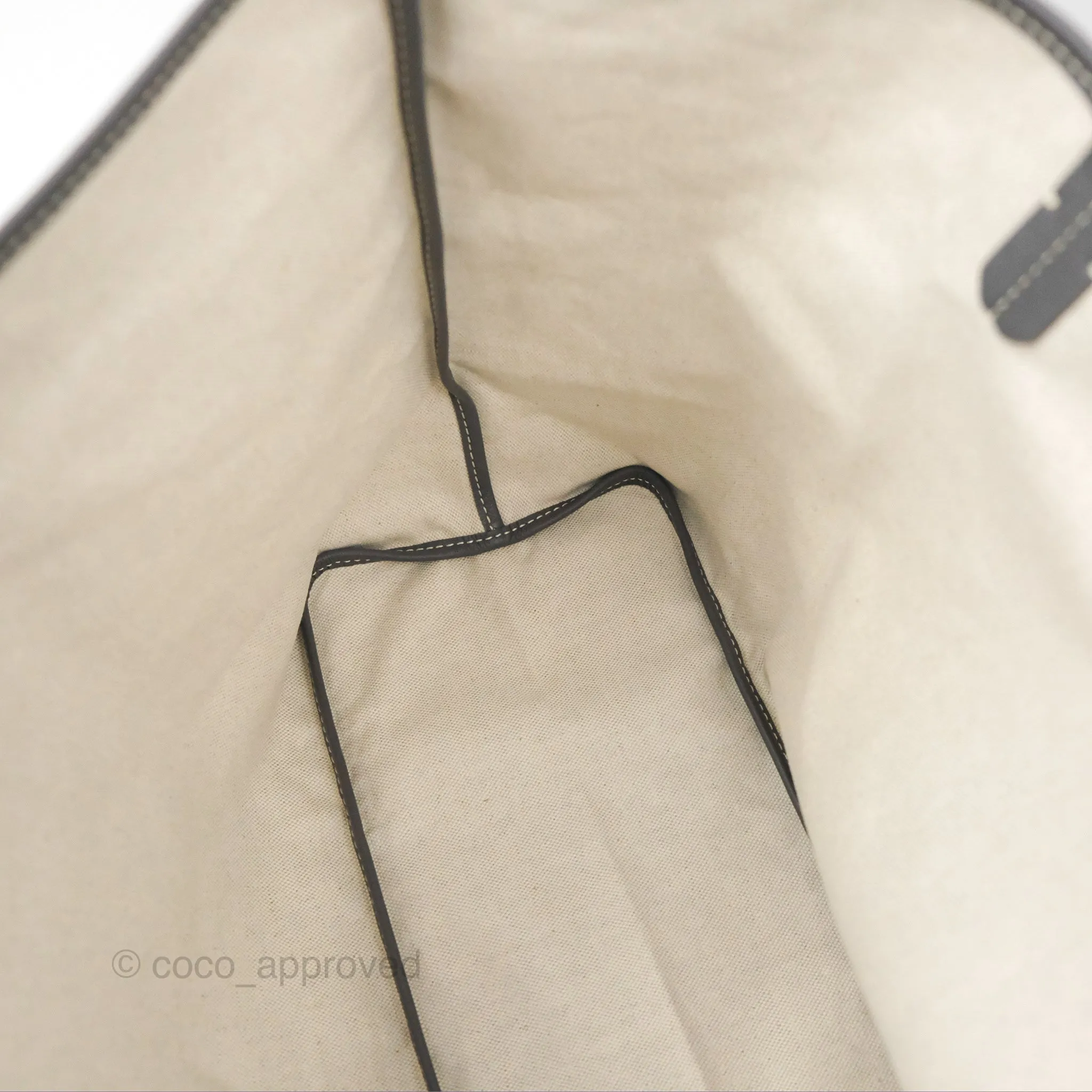Goyard St Louis Tote PM Grey Goyardine Canvas