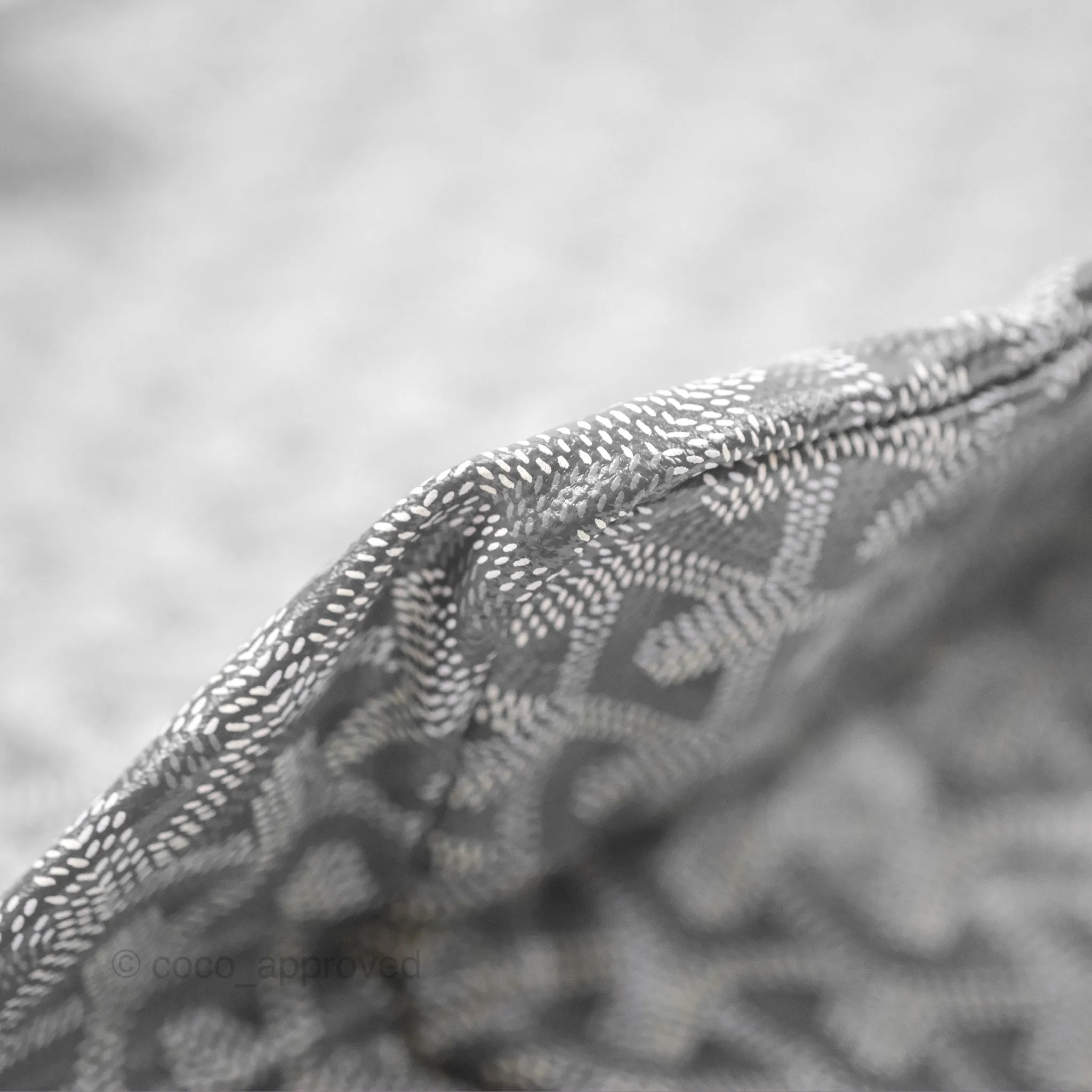 Goyard St Louis Tote PM Grey Goyardine Canvas
