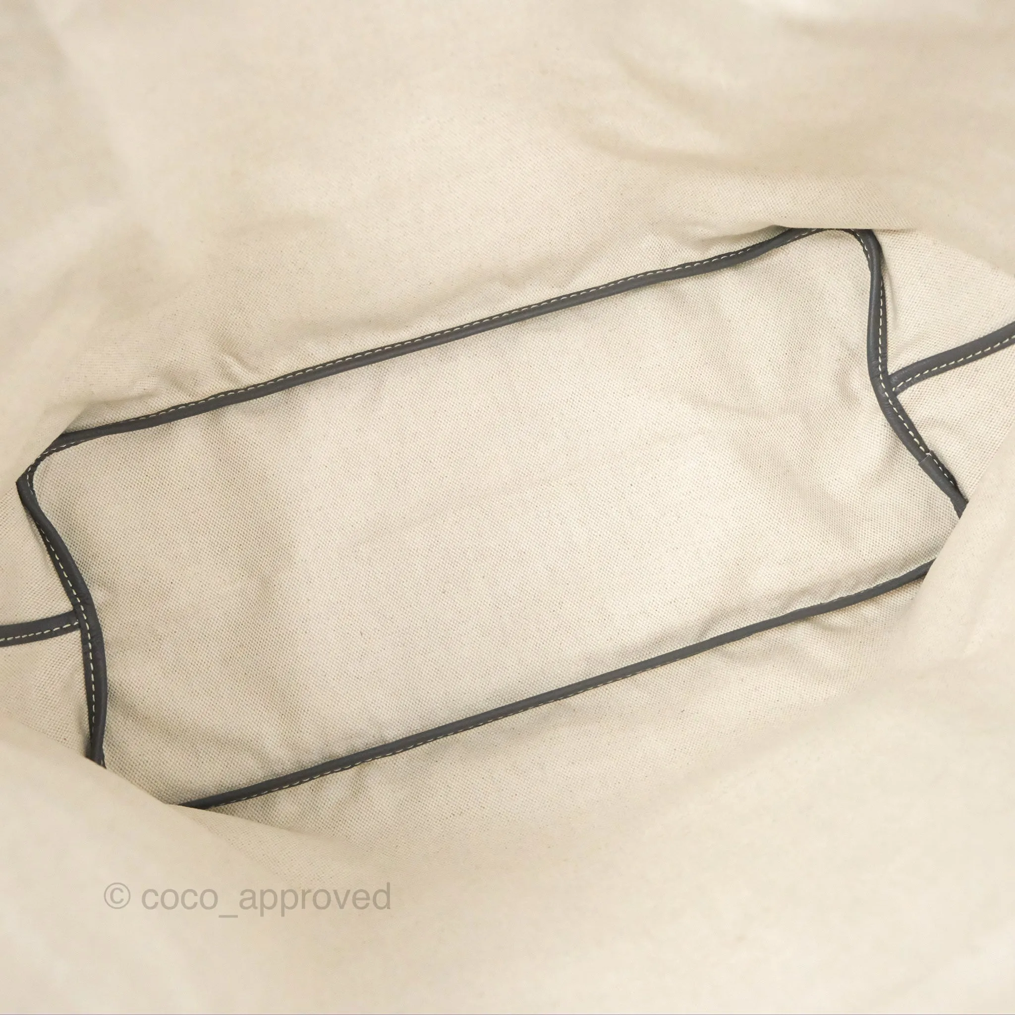 Goyard St Louis Tote PM Grey Goyardine Canvas