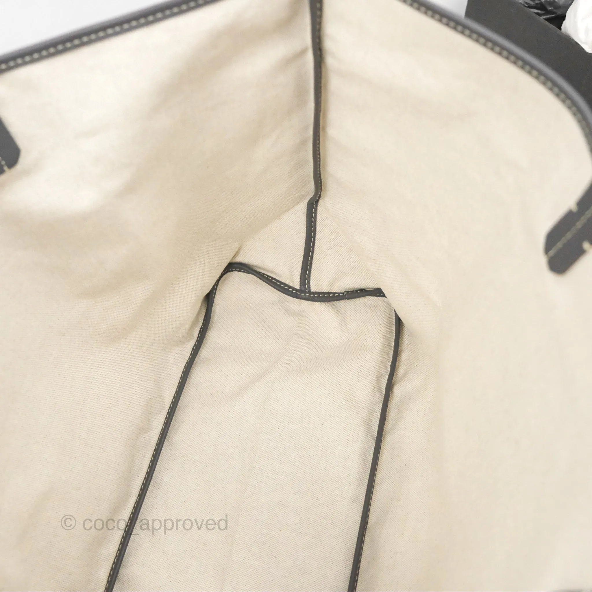 Goyard St Louis Tote PM Grey Goyardine Canvas