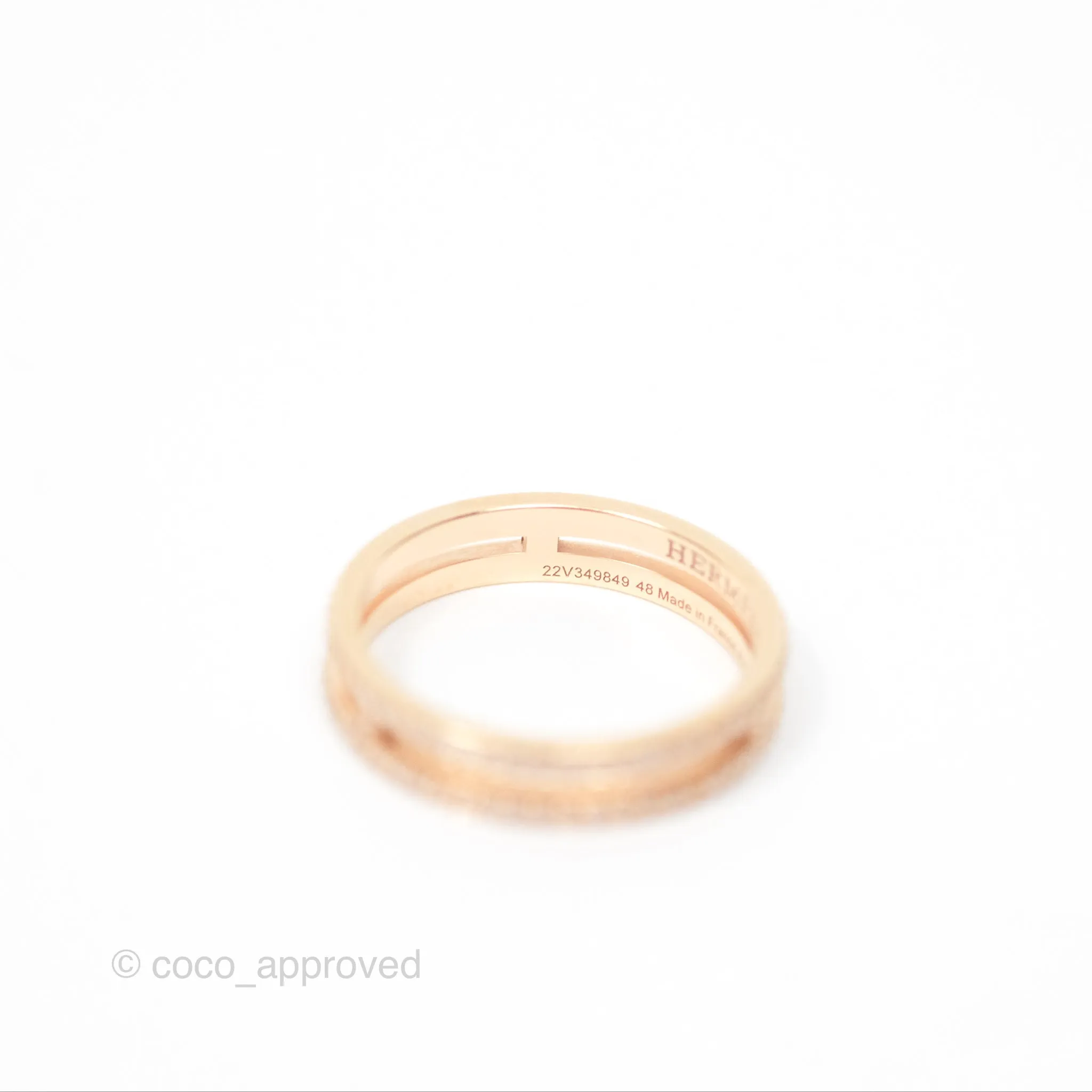 Hermes Ariane Band PM Diamonds Rose Gold