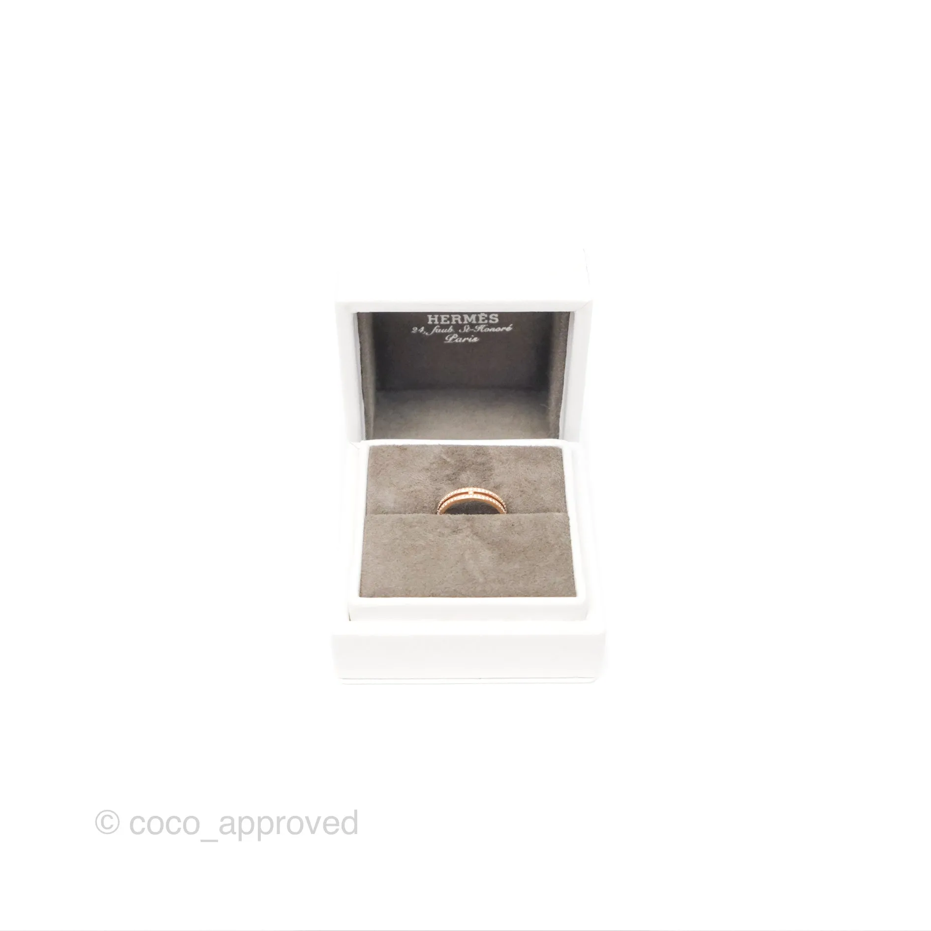 Hermes Ariane Band PM Diamonds Rose Gold