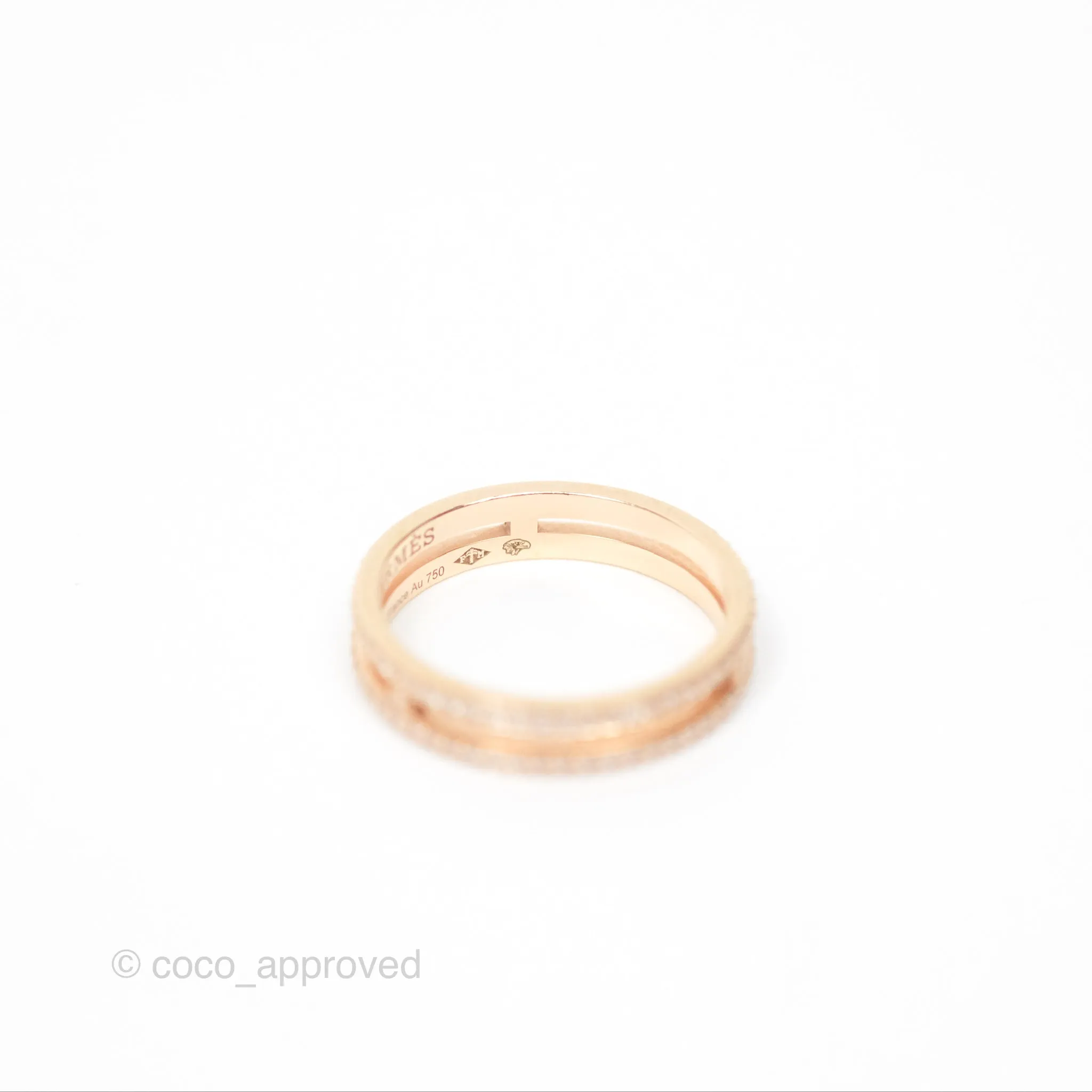 Hermes Ariane Band PM Diamonds Rose Gold
