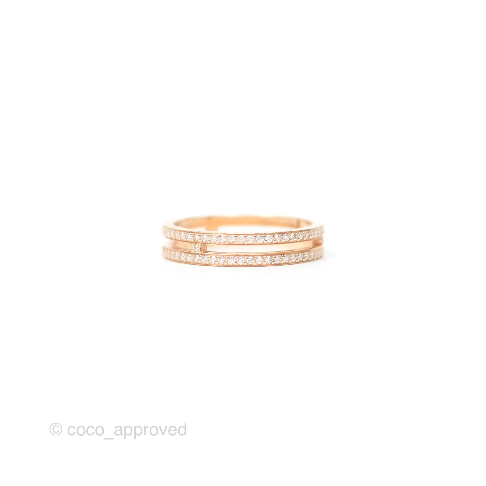 Hermes Ariane Band PM Diamonds Rose Gold