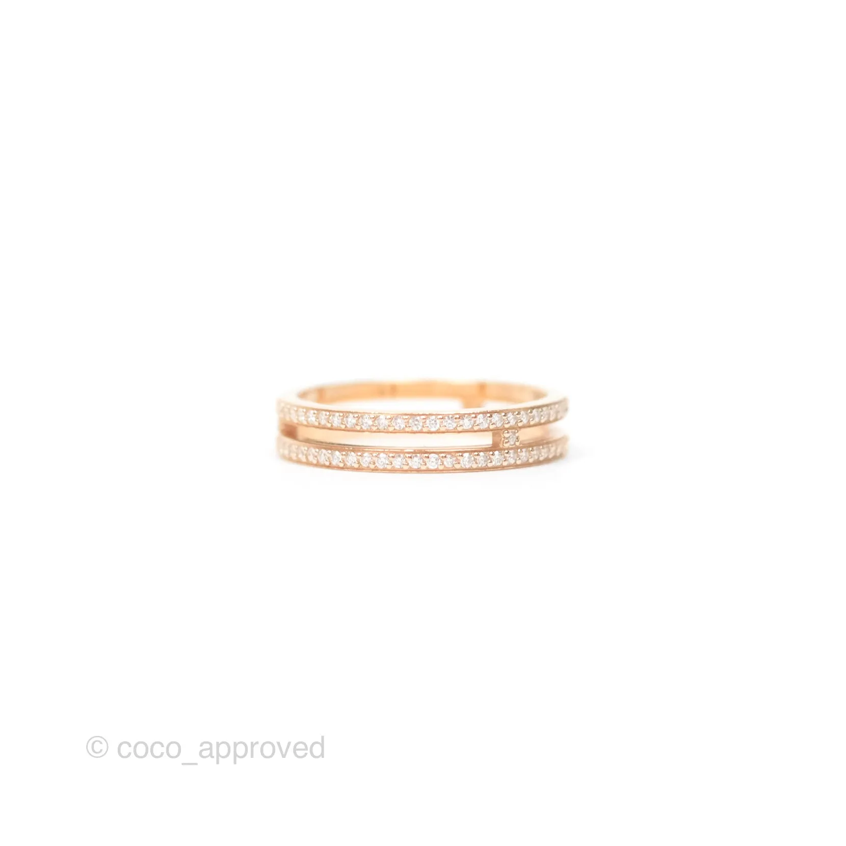 Hermes Ariane Band PM Diamonds Rose Gold