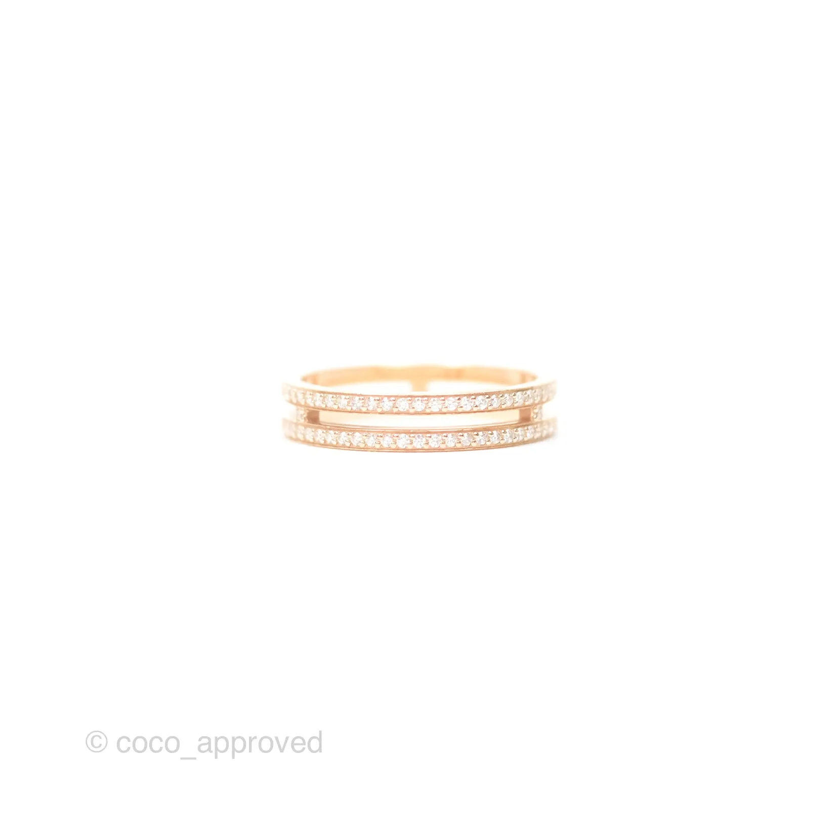 Hermes Ariane Band PM Diamonds Rose Gold