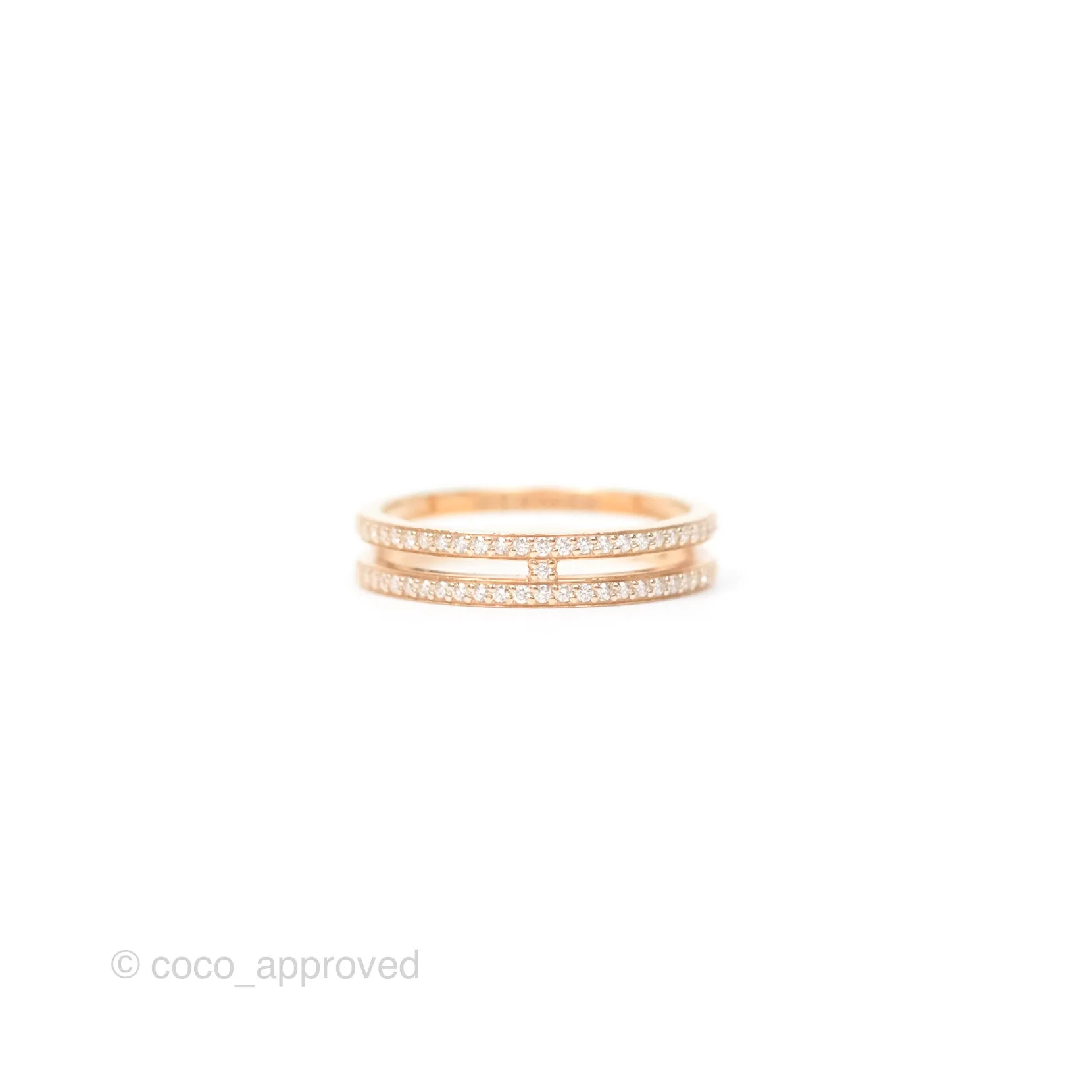 Hermes Ariane Band PM Diamonds Rose Gold