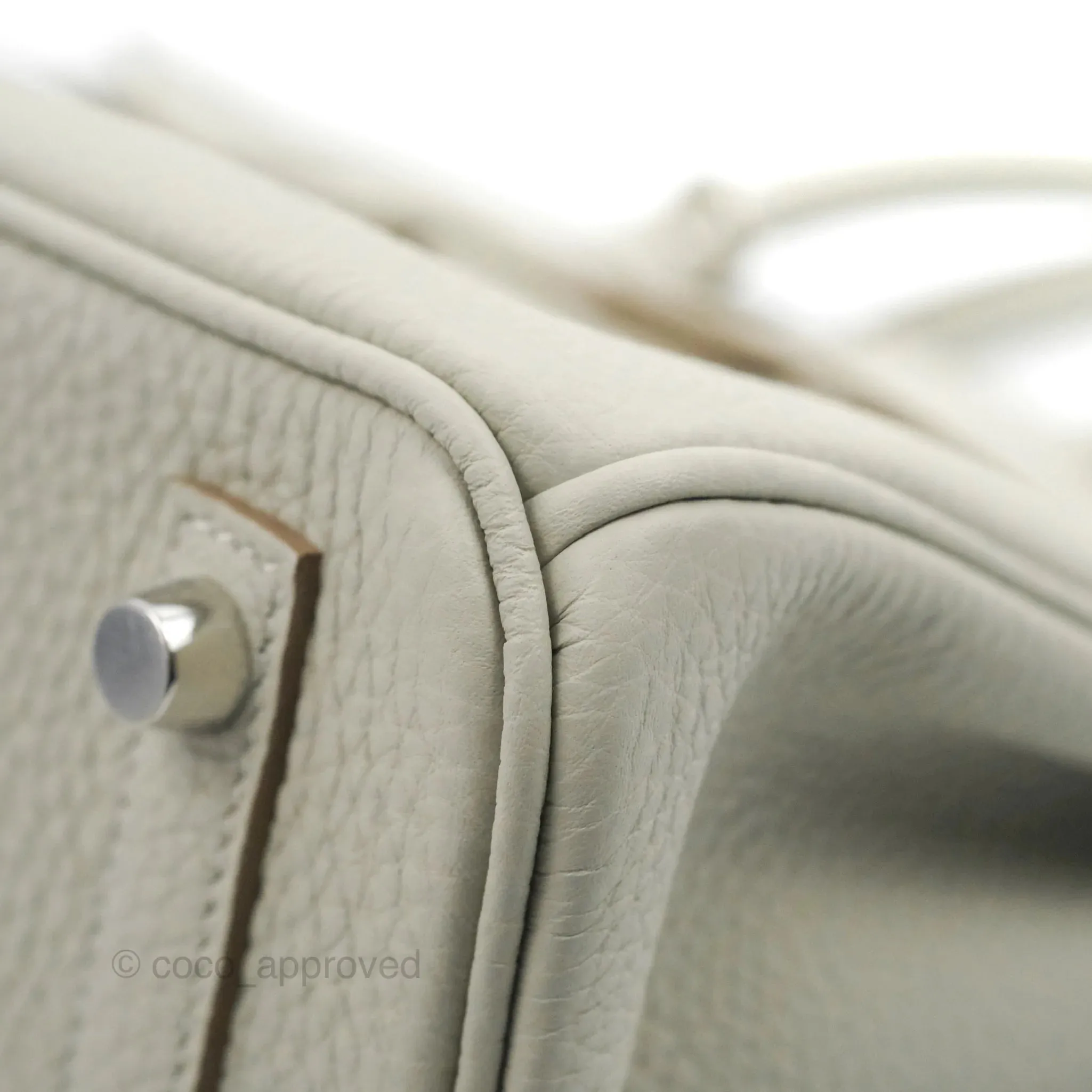 Hermes Birkin 25 Gris Perle Togo 80 Palladium Hardware