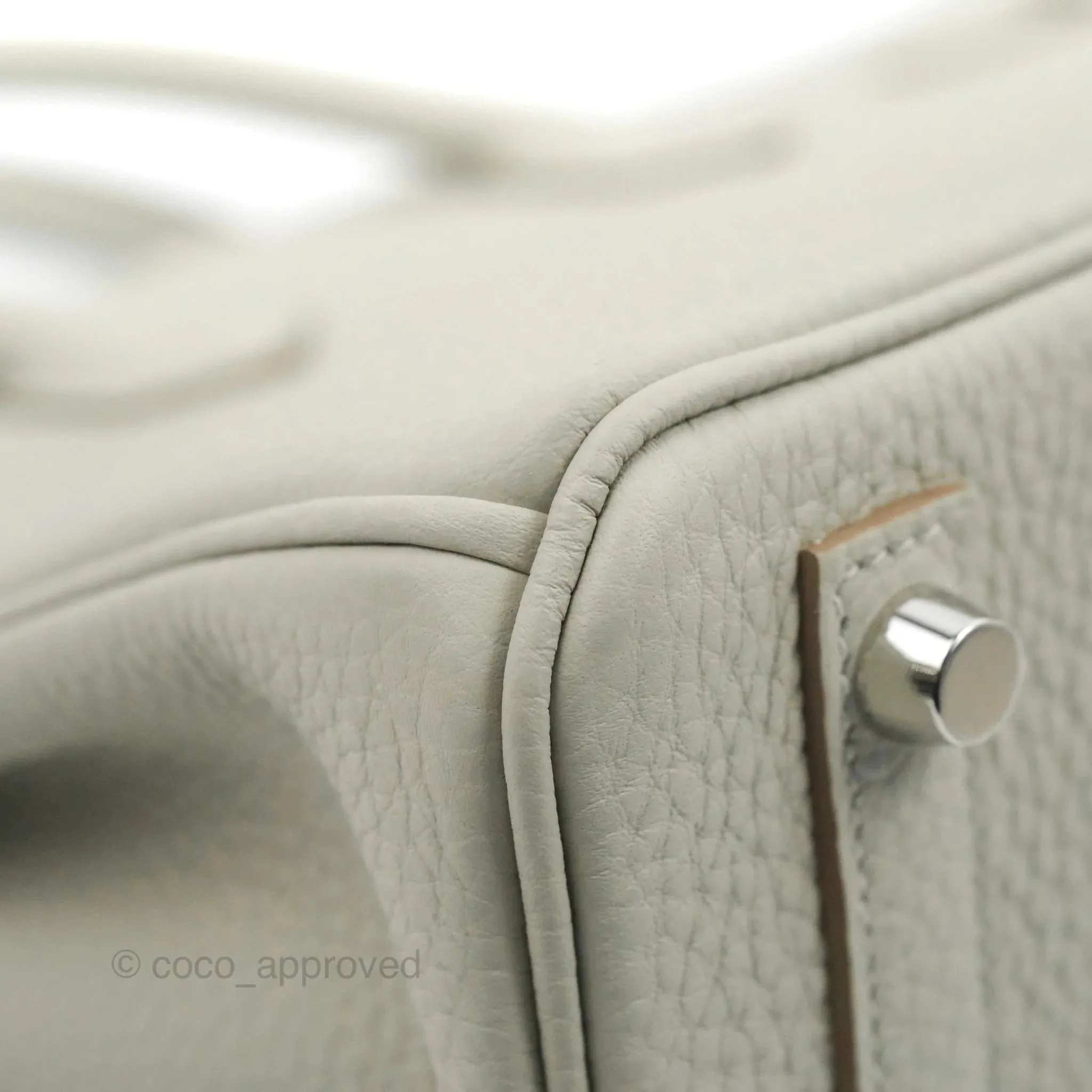 Hermes Birkin 25 Gris Perle Togo 80 Palladium Hardware