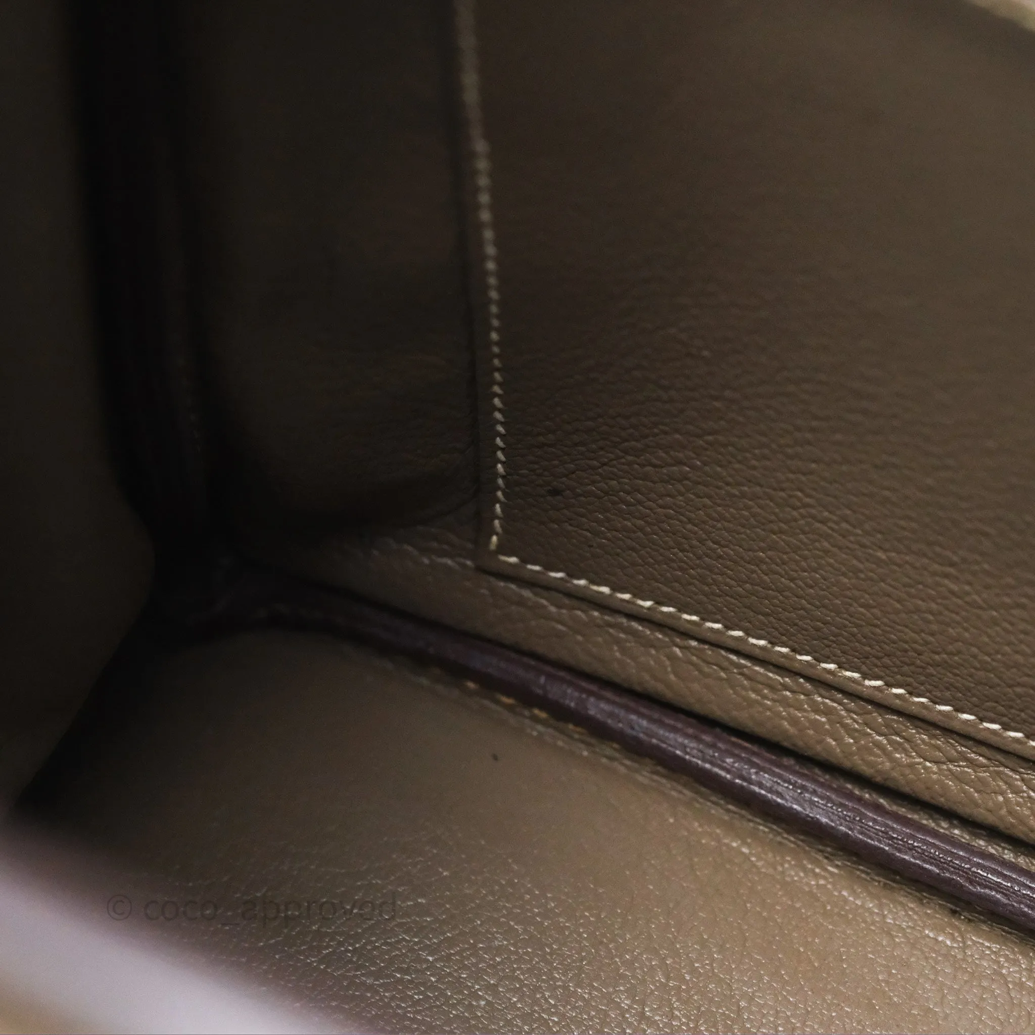 Hermes Birkin 25 Retourne Etoupe 18 Clemence Palladium Hardware