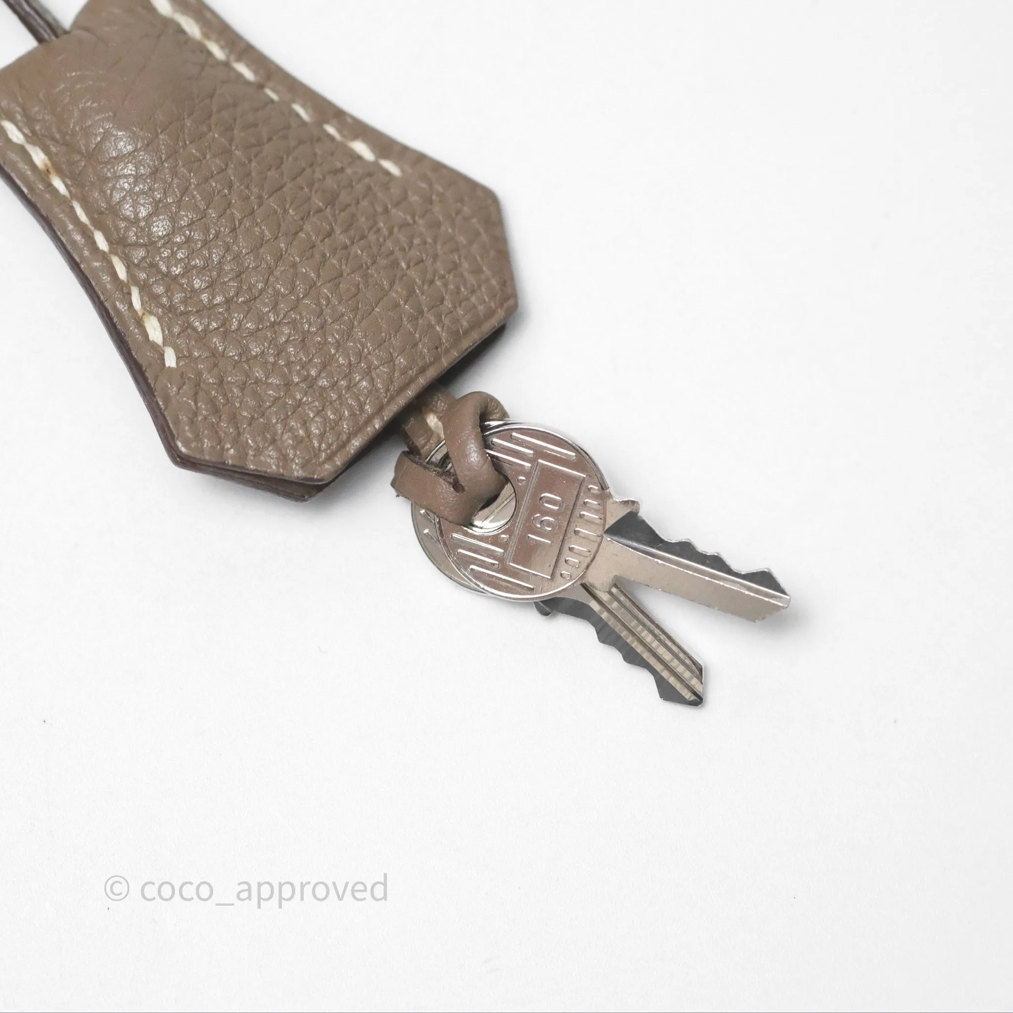 Hermes Birkin 25 Retourne Etoupe 18 Clemence Palladium Hardware
