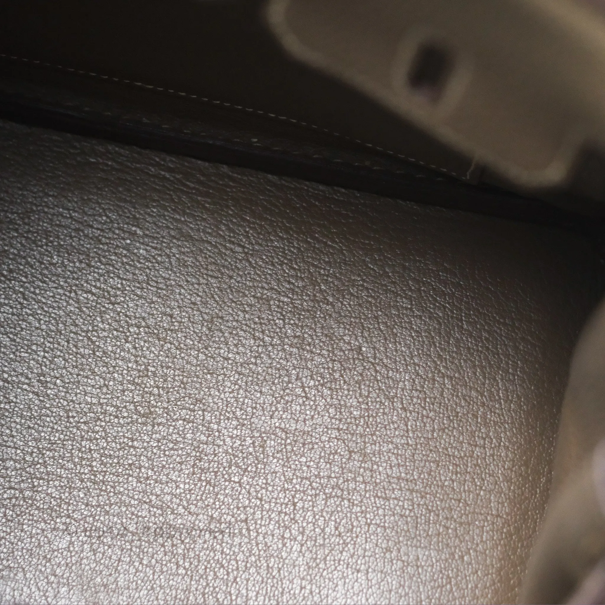 Hermes Birkin 25 Retourne Etoupe 18 Clemence Palladium Hardware