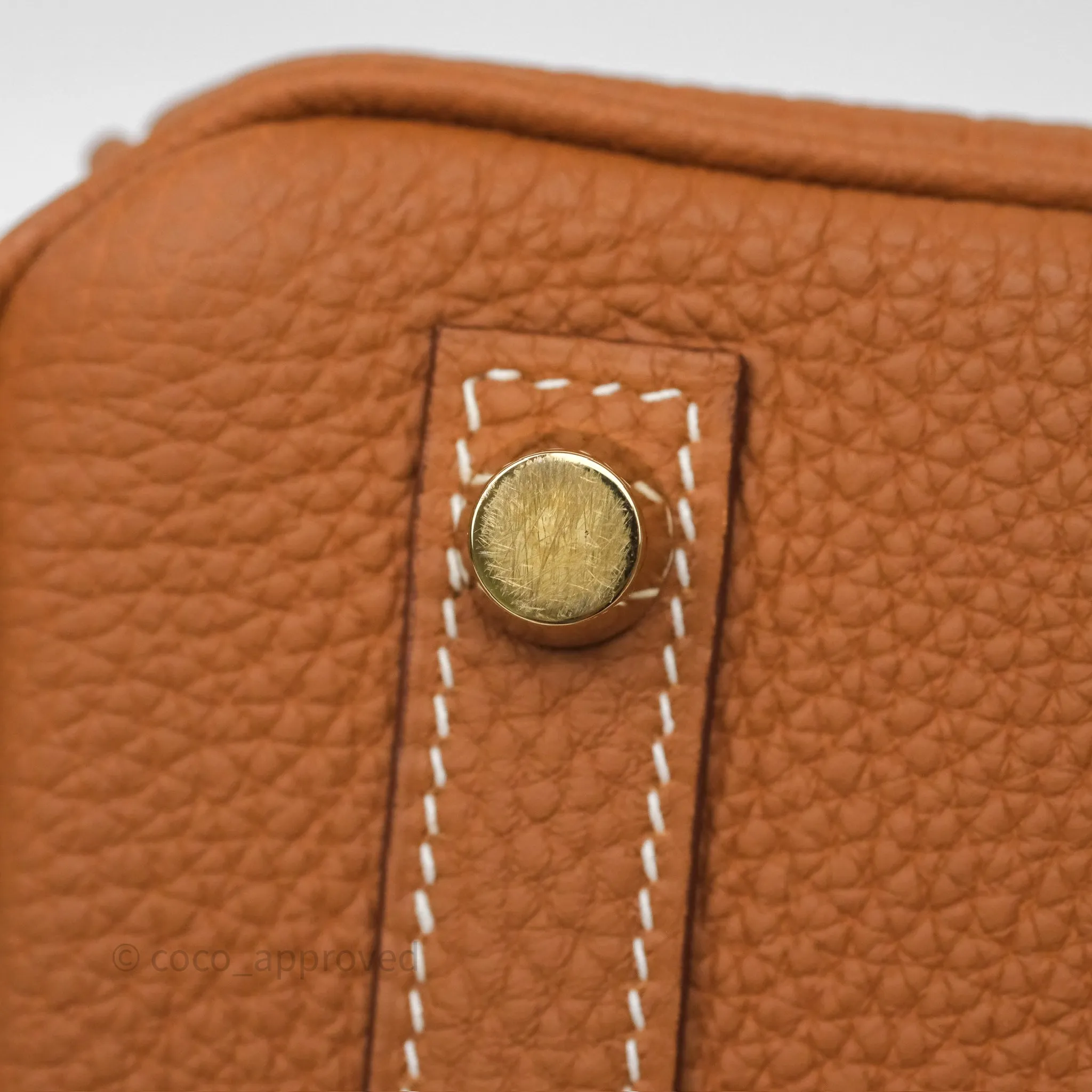 Hermes Birkin 25 Retourne Gold 37 Togo Gold Hardware