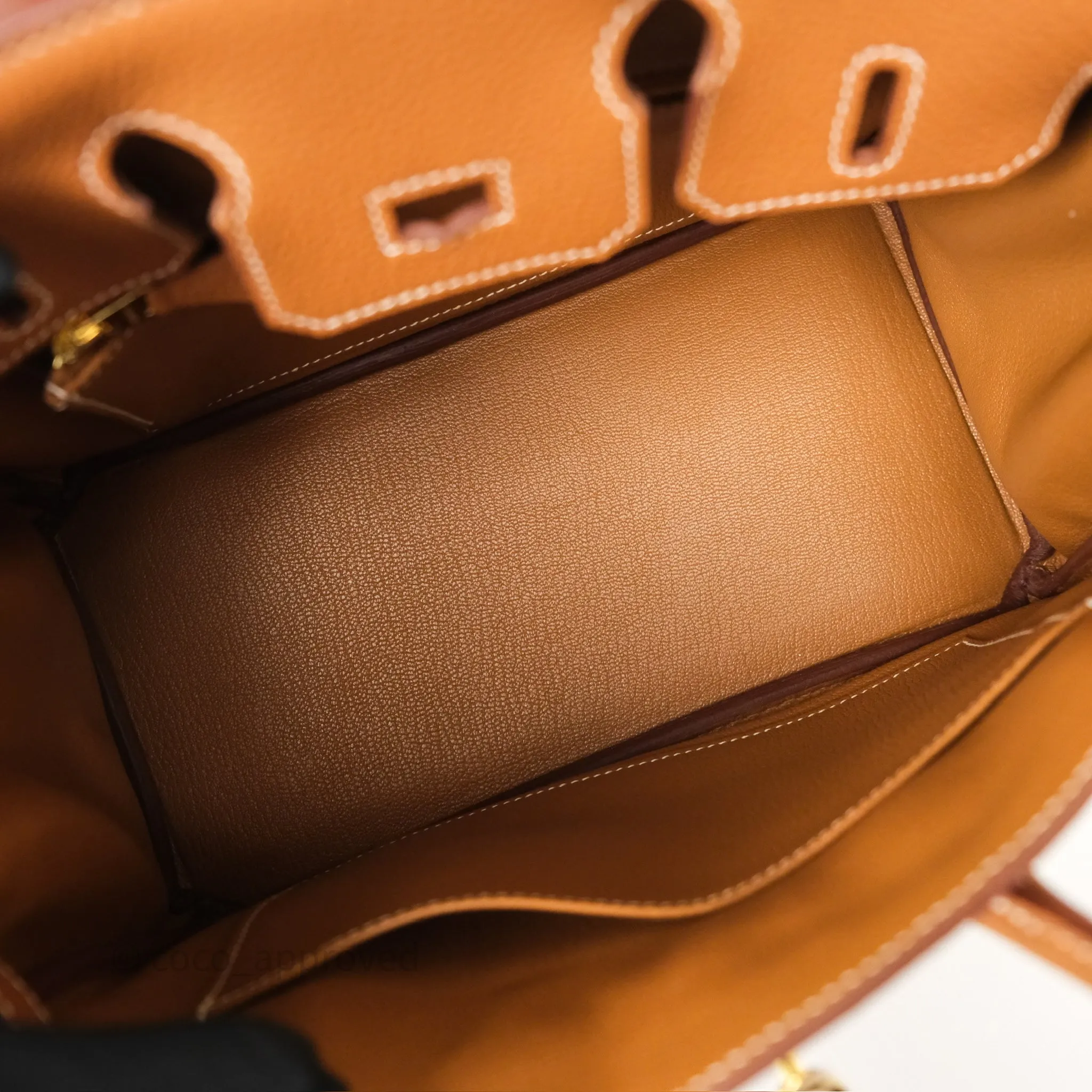 Hermes Birkin 25 Retourne Gold 37 Togo Gold Hardware