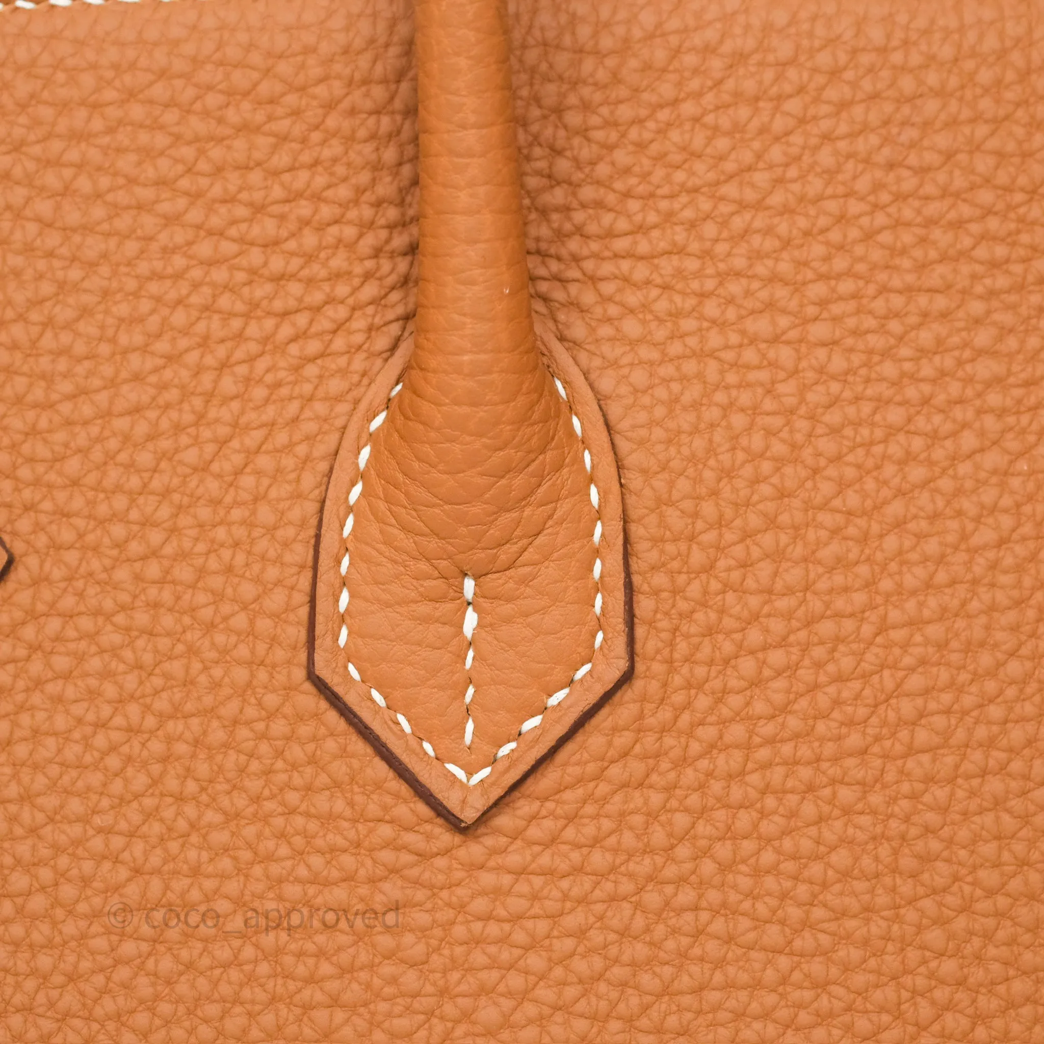 Hermes Birkin 25 Retourne Gold 37 Togo Gold Hardware