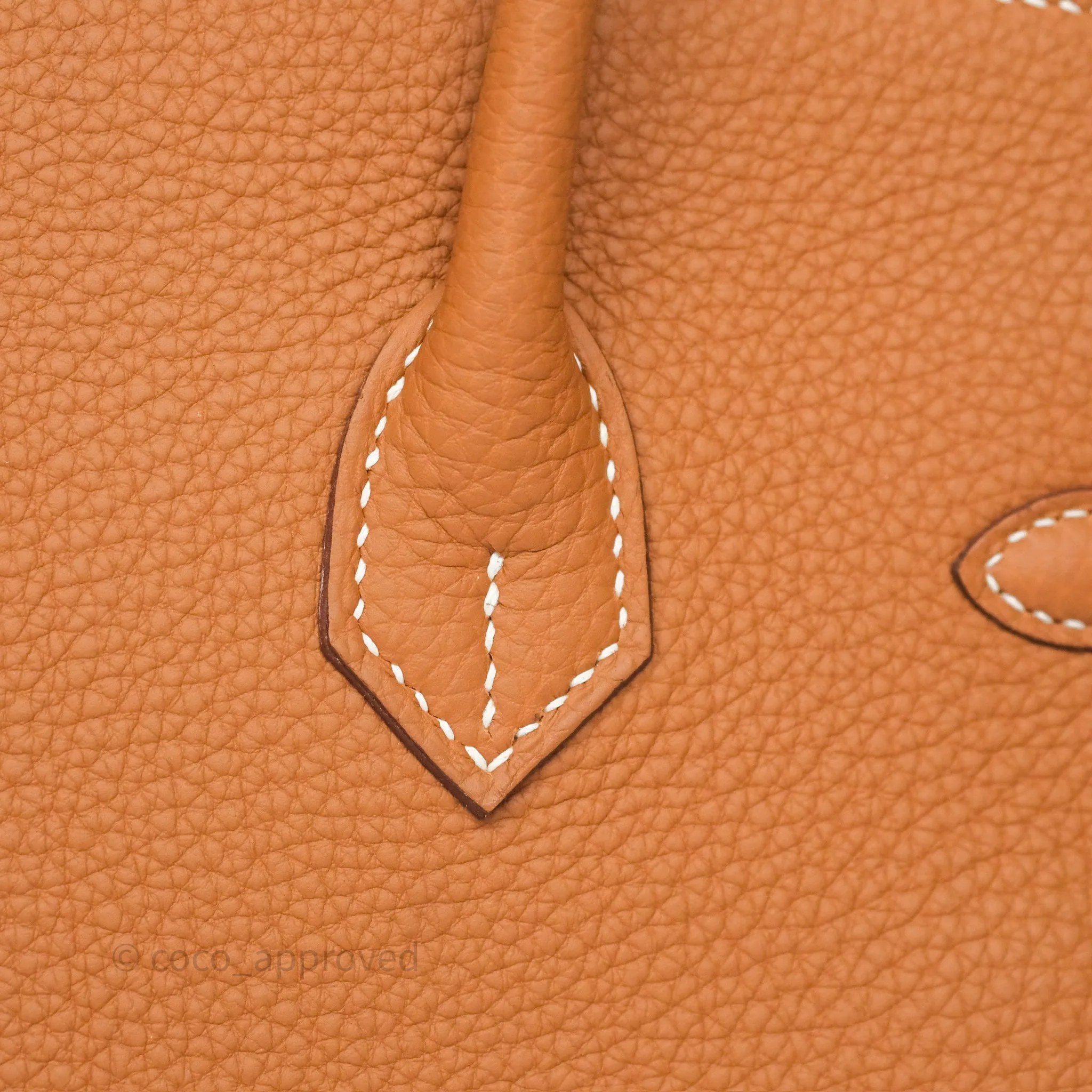 Hermes Birkin 25 Retourne Gold 37 Togo Gold Hardware