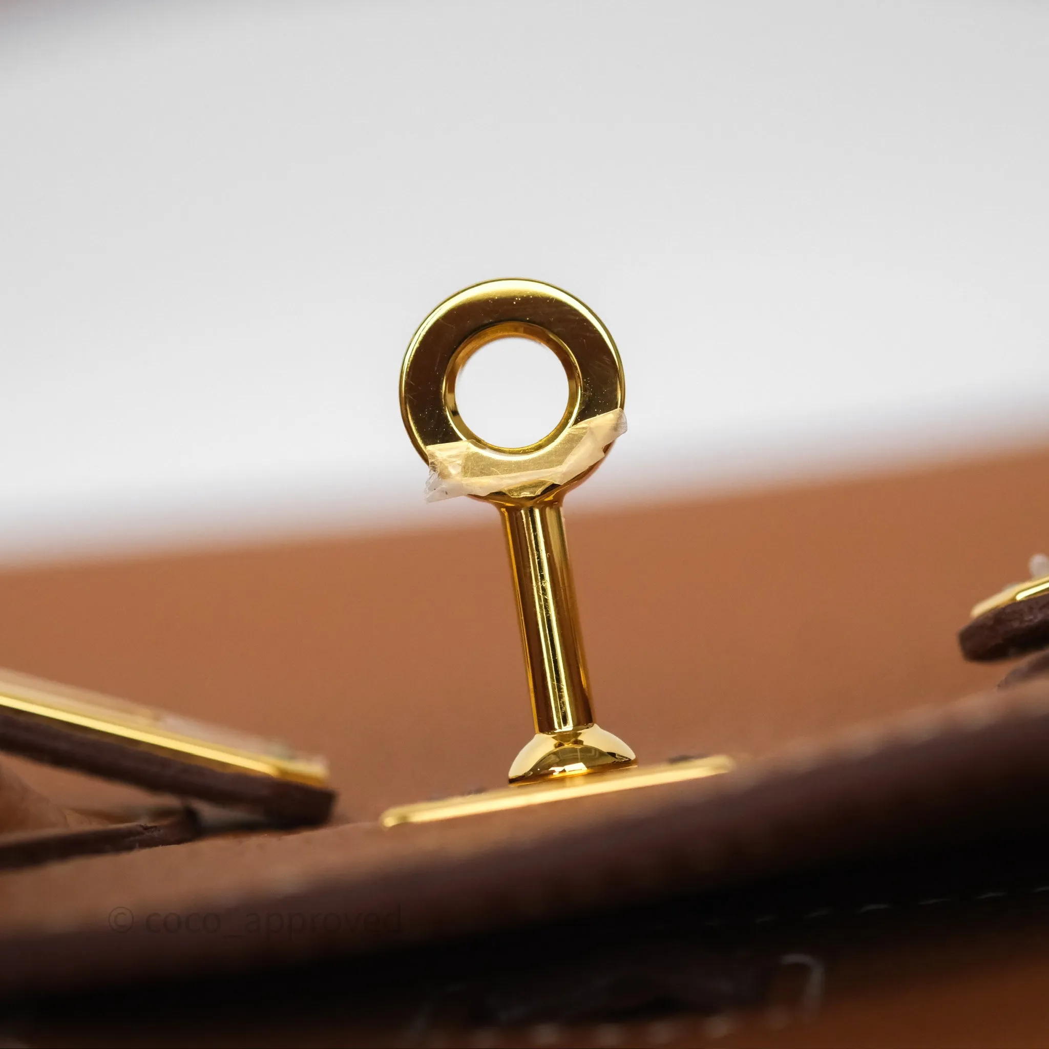 Hermes Birkin 25 Retourne Gold 37 Togo Gold Hardware