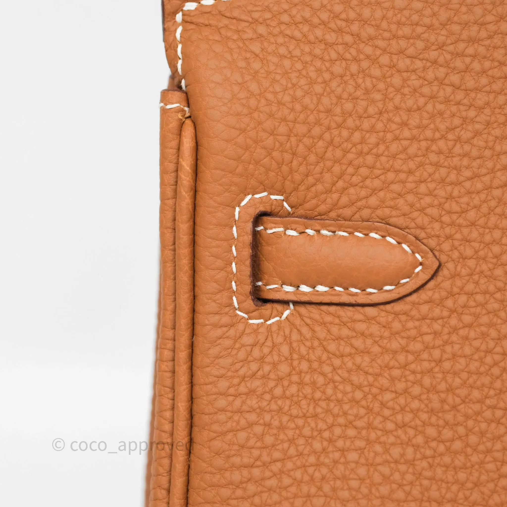 Hermes Birkin 25 Retourne Gold 37 Togo Gold Hardware