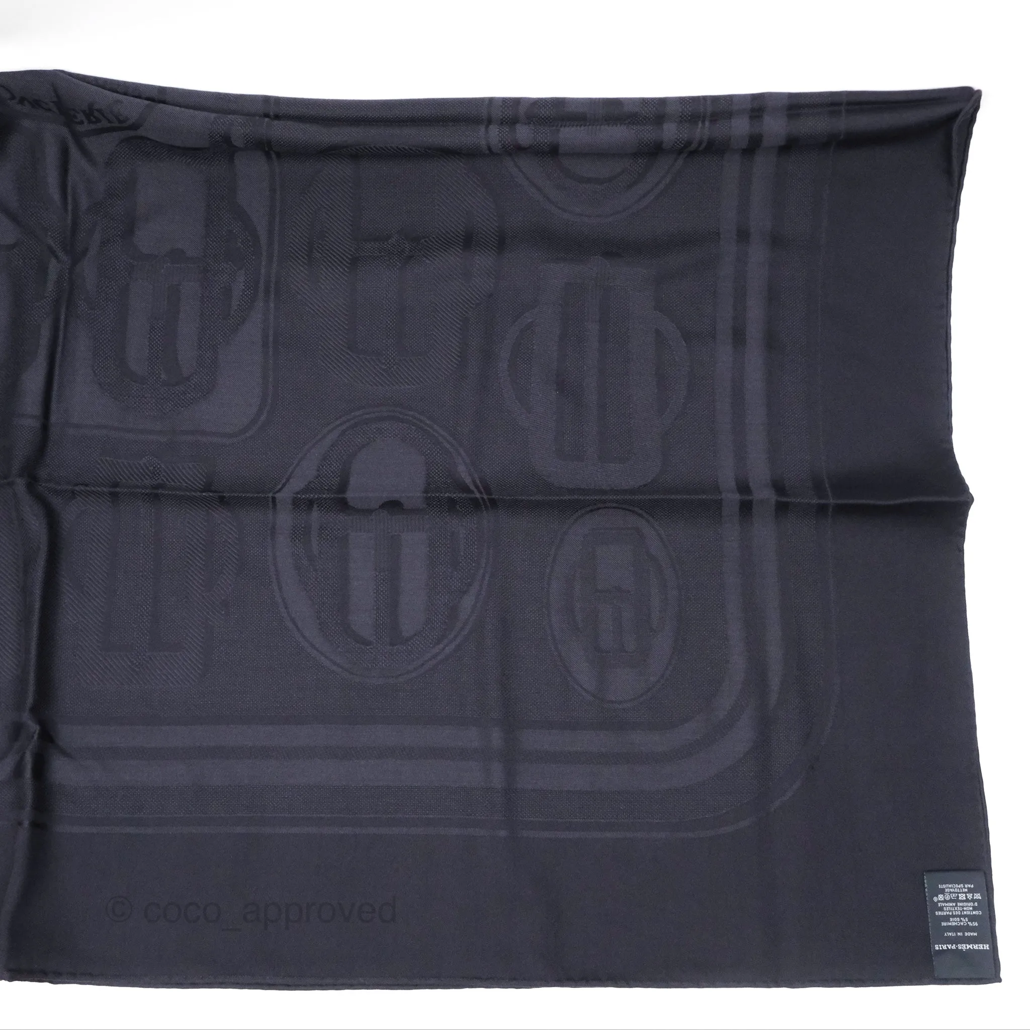 Hermes Bouclerie Moderne Scarf 115 Cashmere Silk