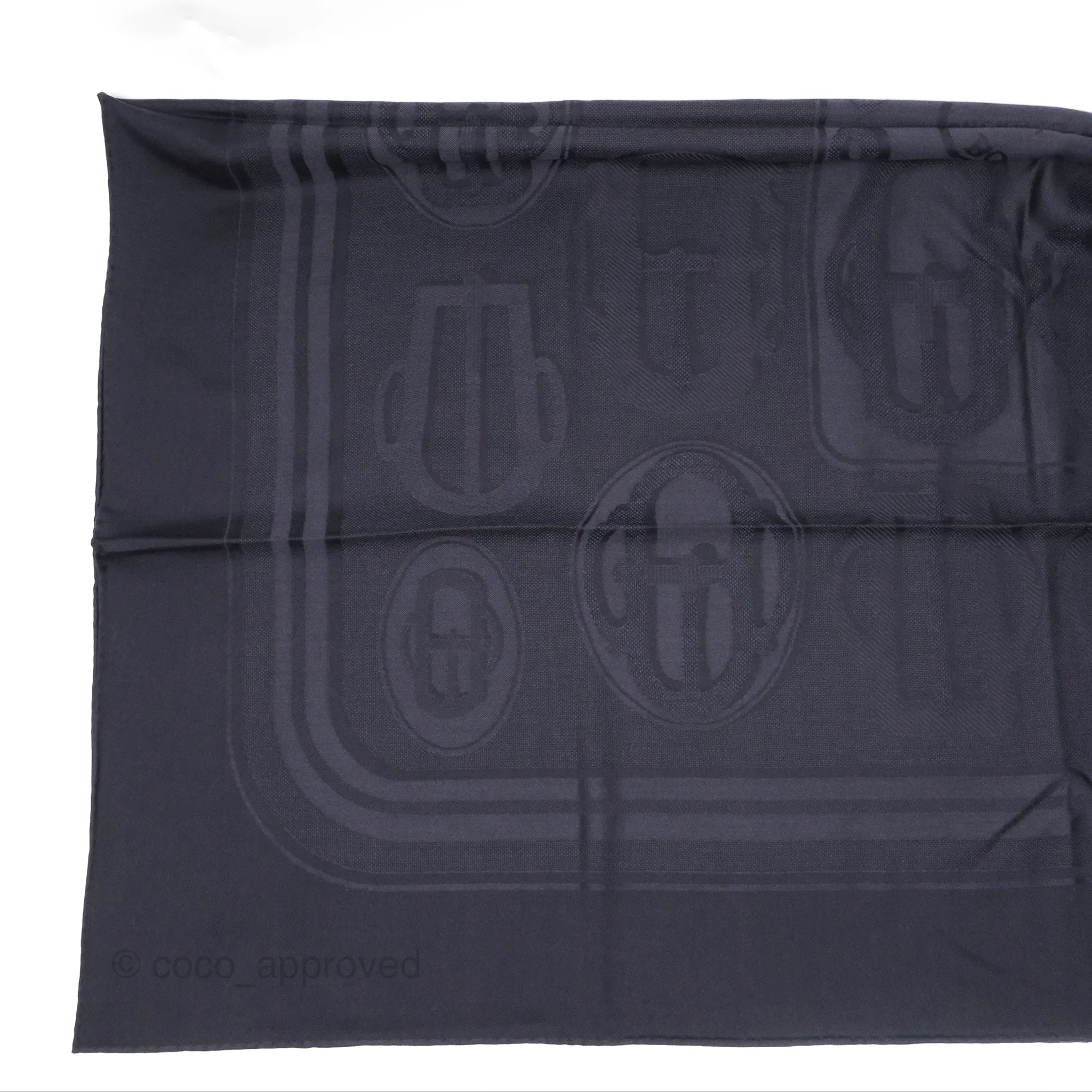 Hermes Bouclerie Moderne Scarf 115 Cashmere Silk