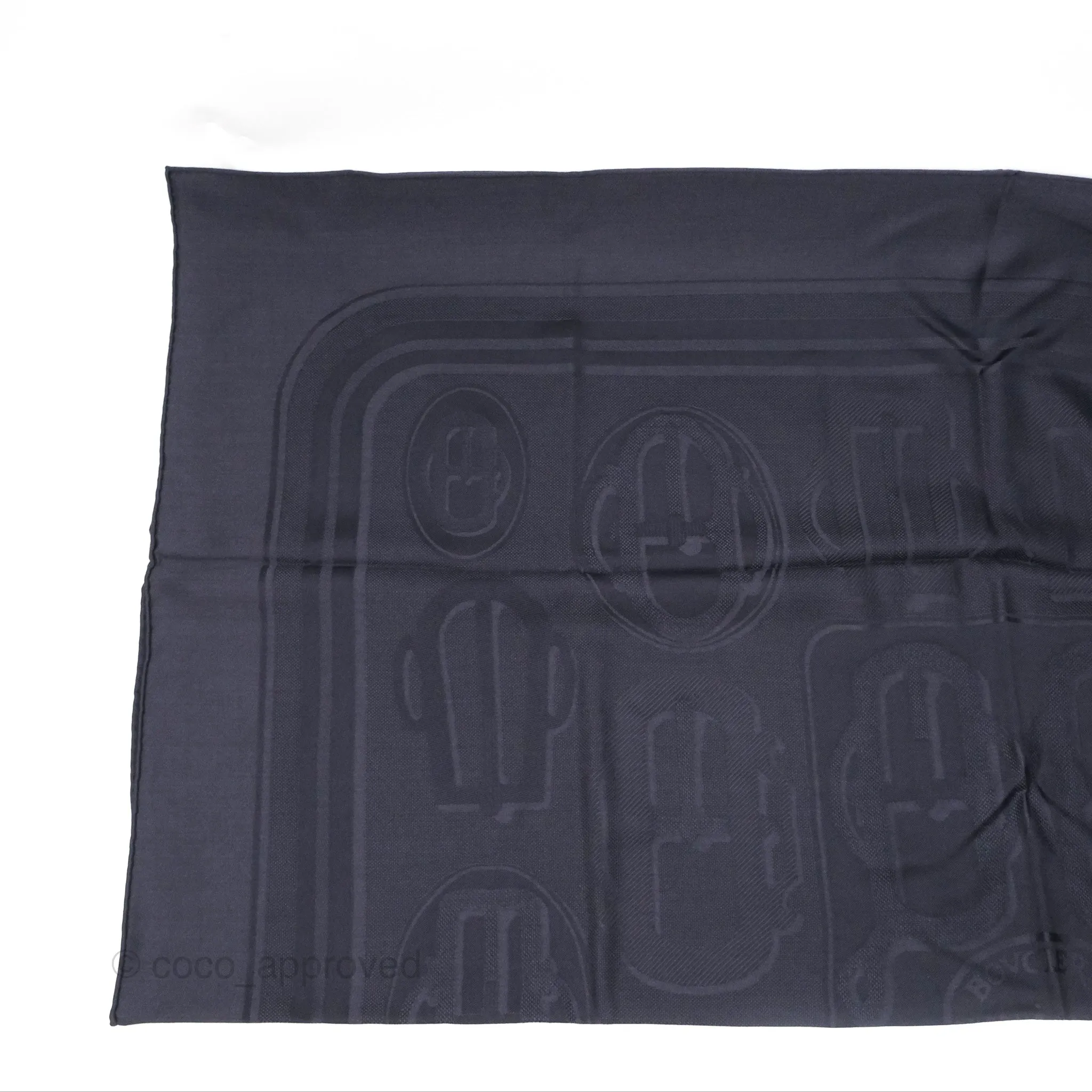 Hermes Bouclerie Moderne Scarf 115 Cashmere Silk