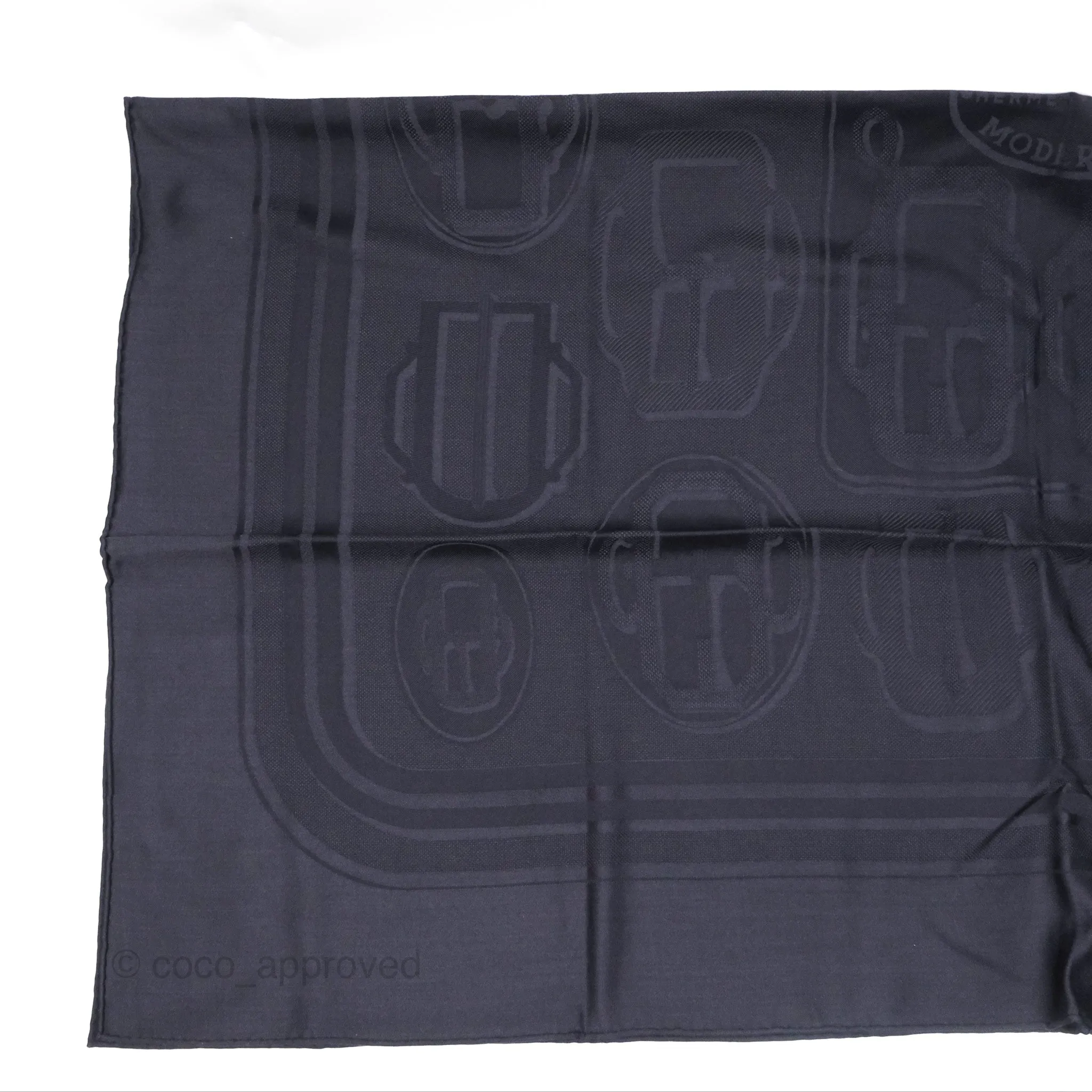 Hermes Bouclerie Moderne Scarf 115 Cashmere Silk