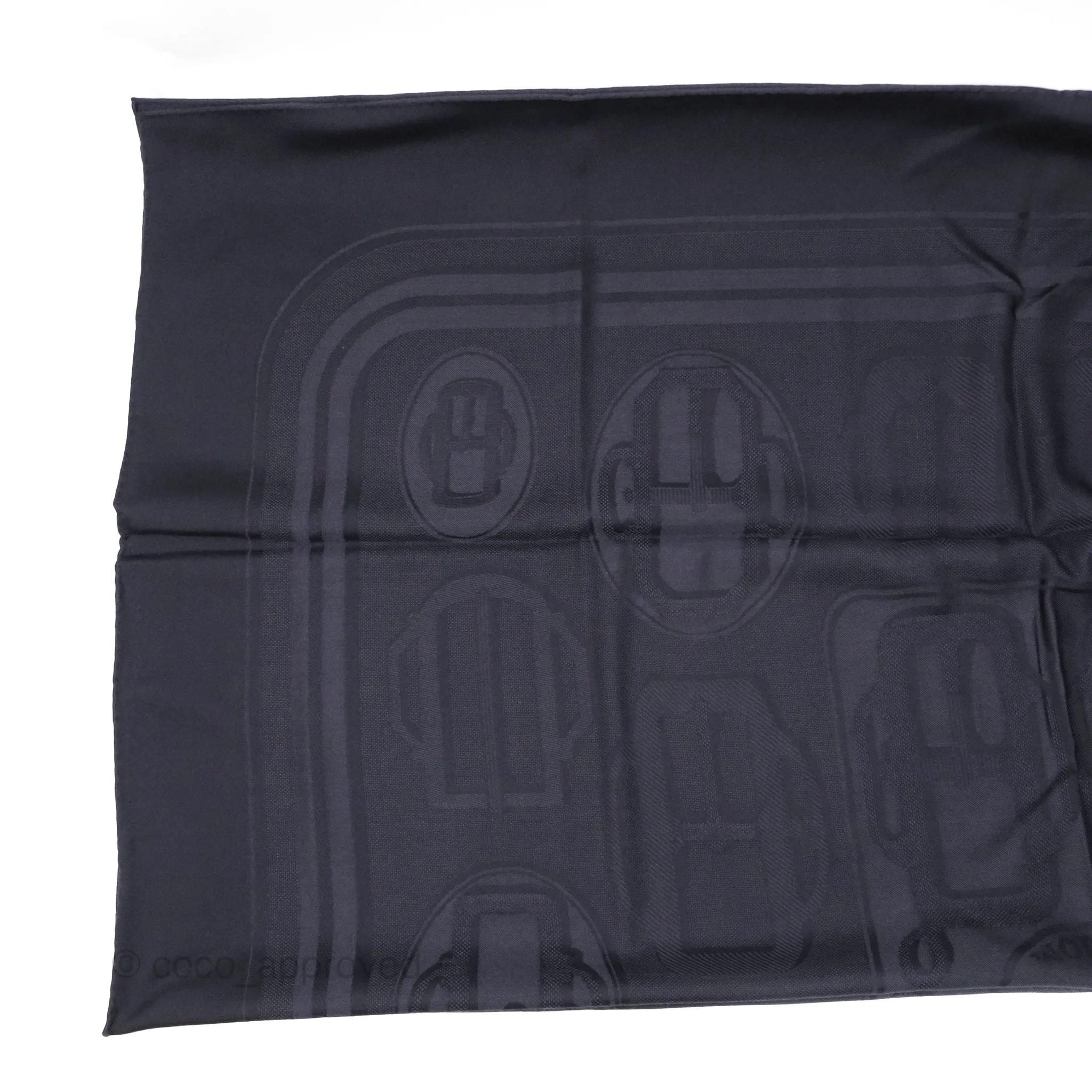 Hermes Bouclerie Moderne Scarf 115 Cashmere Silk
