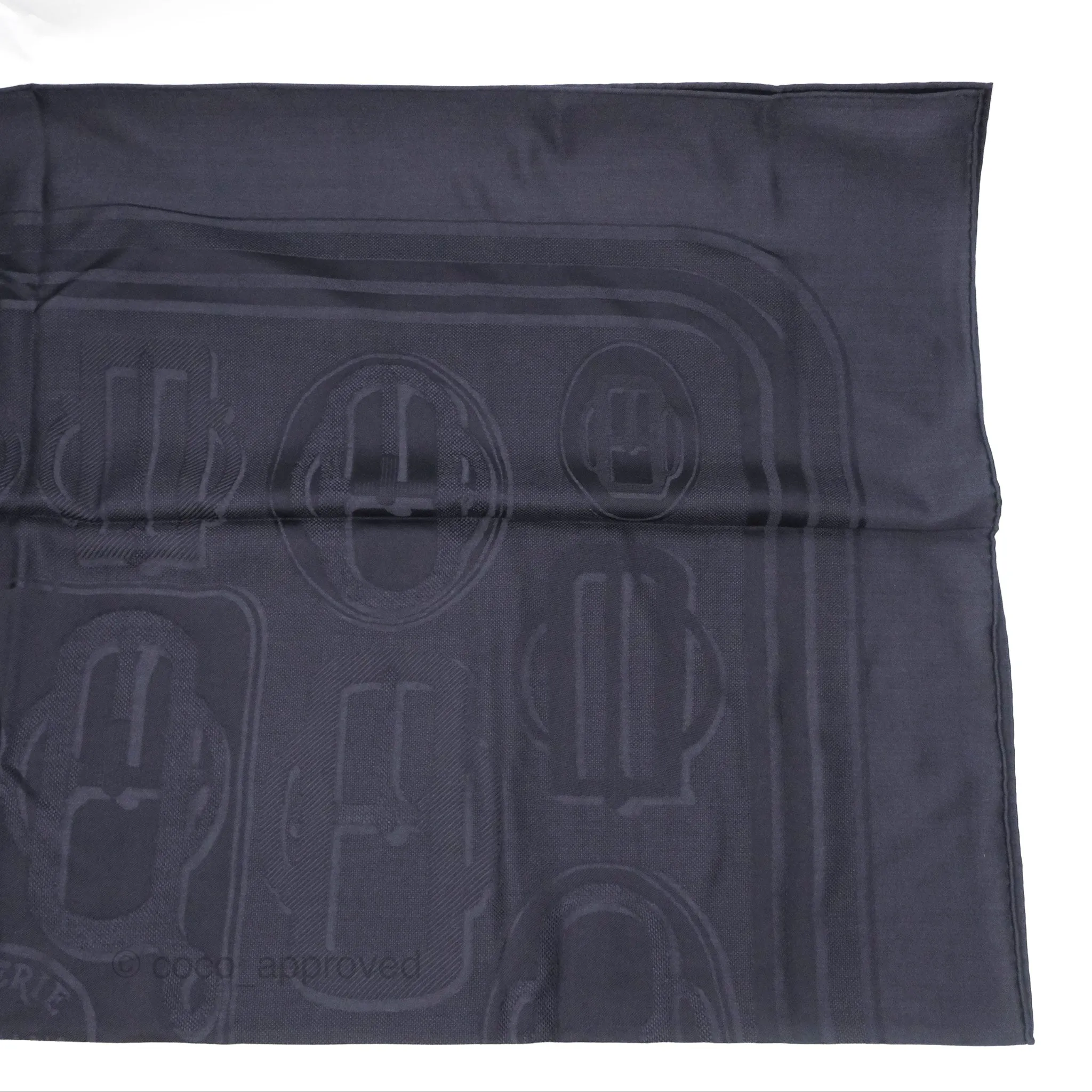 Hermes Bouclerie Moderne Scarf 115 Cashmere Silk