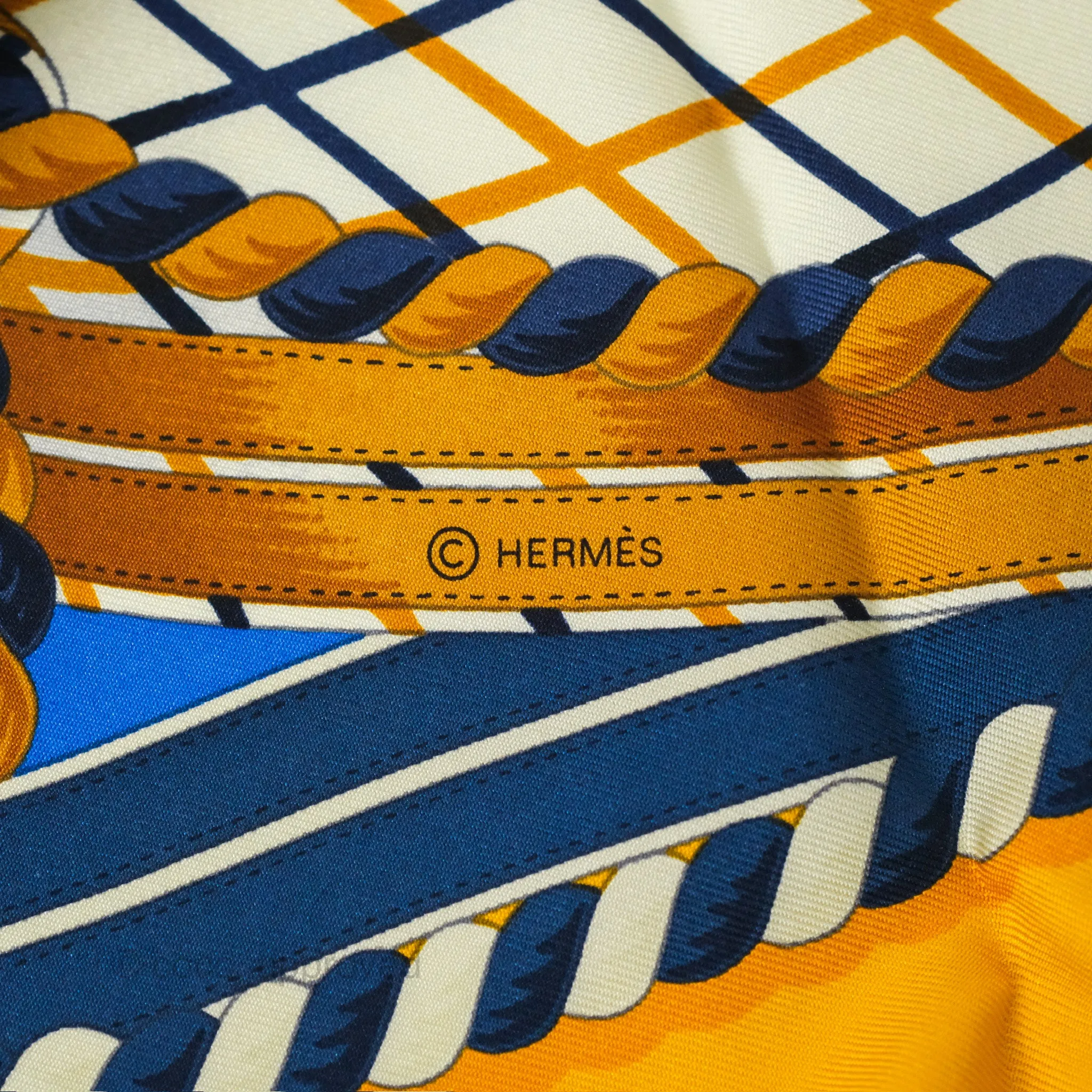 Hermes Carre Wash Grande Tenue Silk Scarf 90