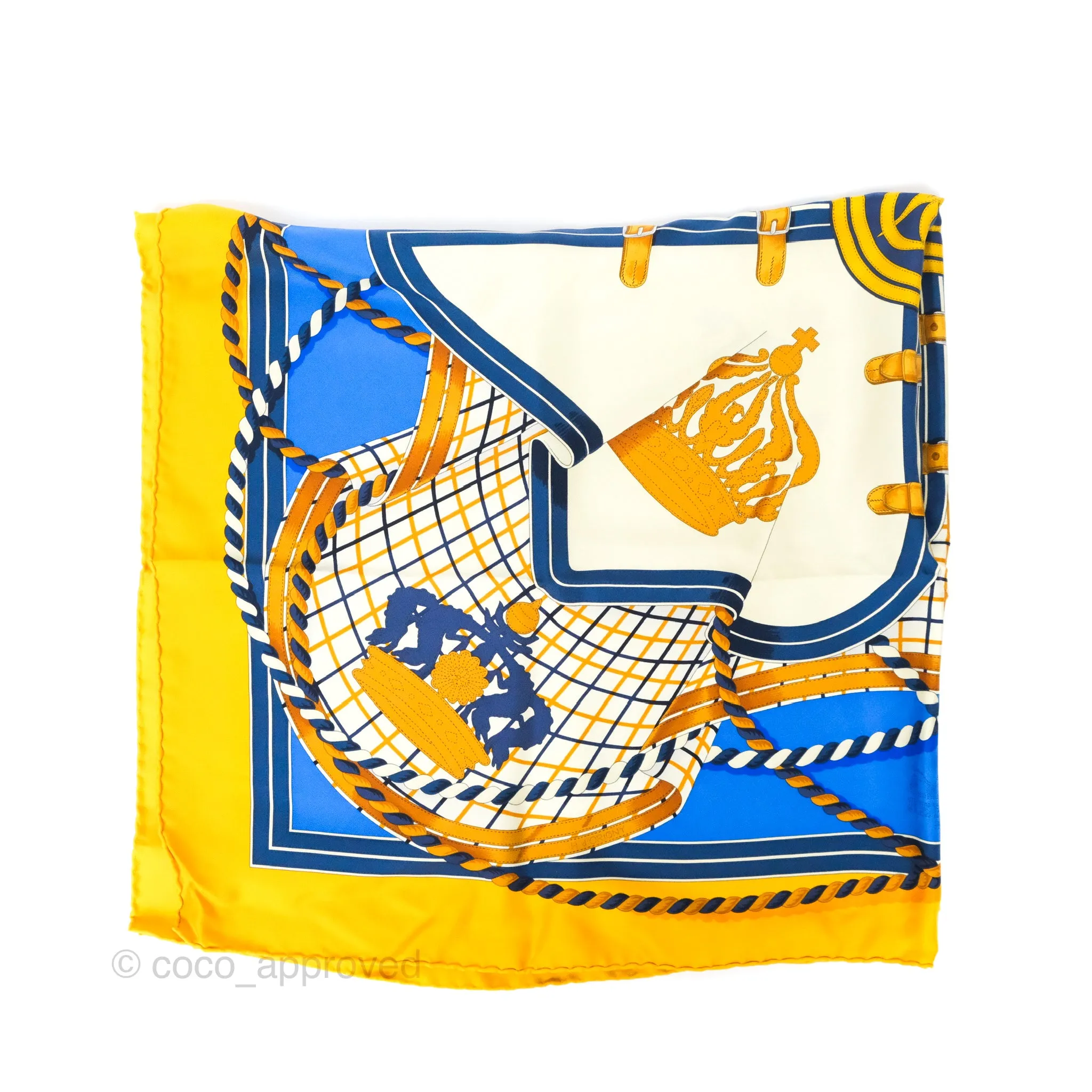 Hermes Carre Wash Grande Tenue Silk Scarf 90