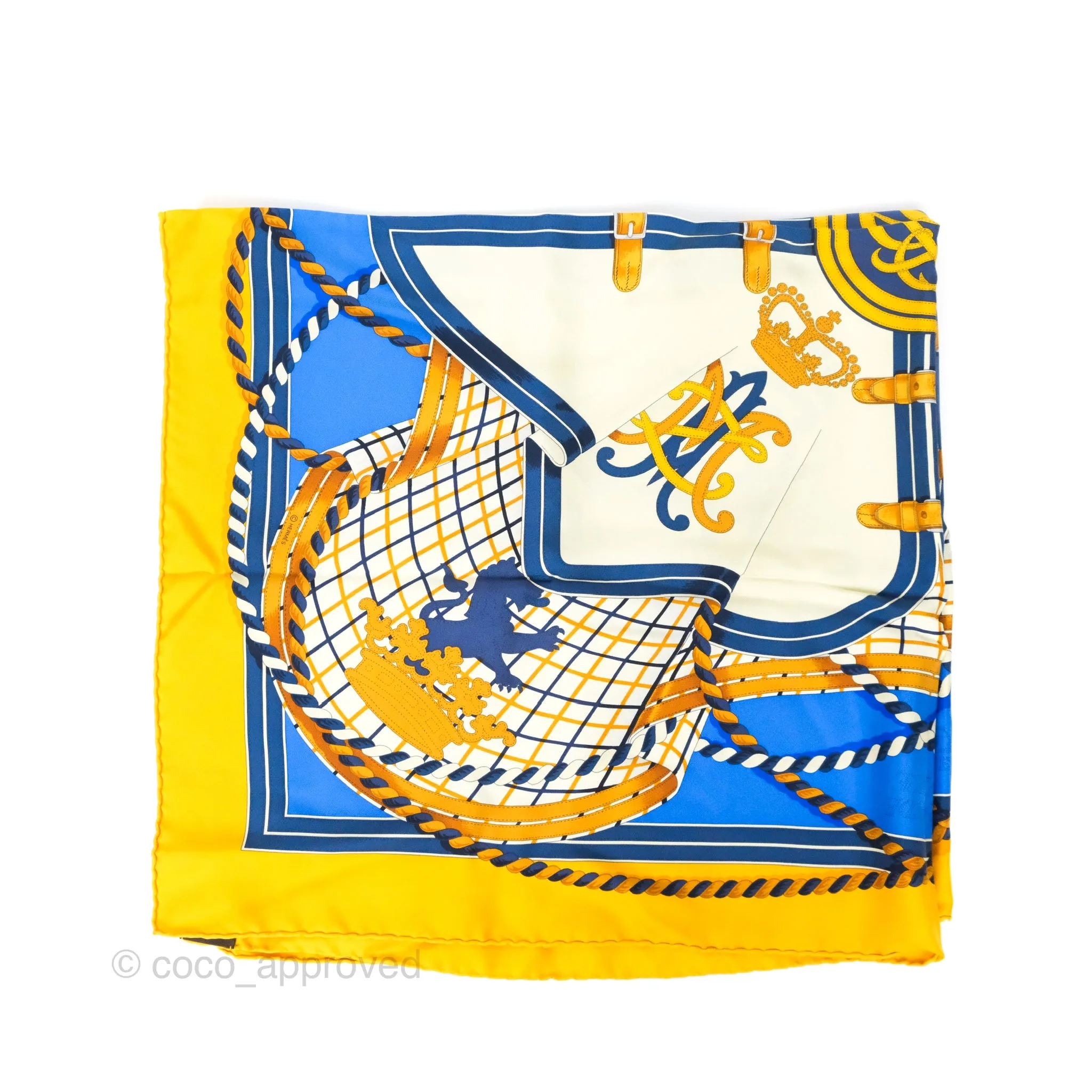 Hermes Carre Wash Grande Tenue Silk Scarf 90