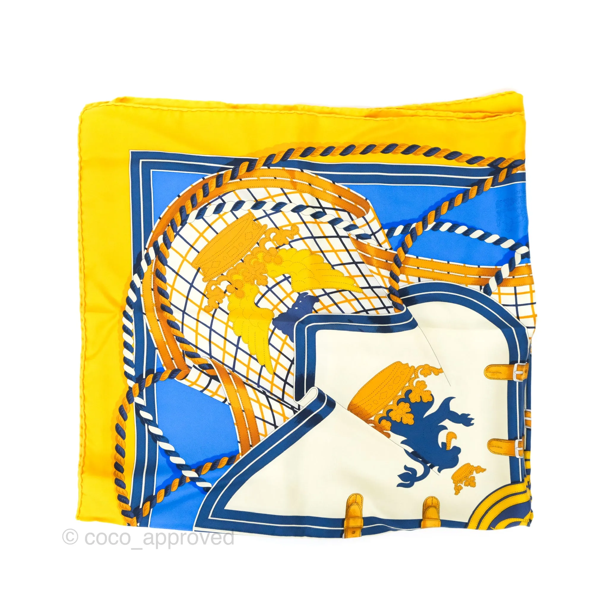 Hermes Carre Wash Grande Tenue Silk Scarf 90