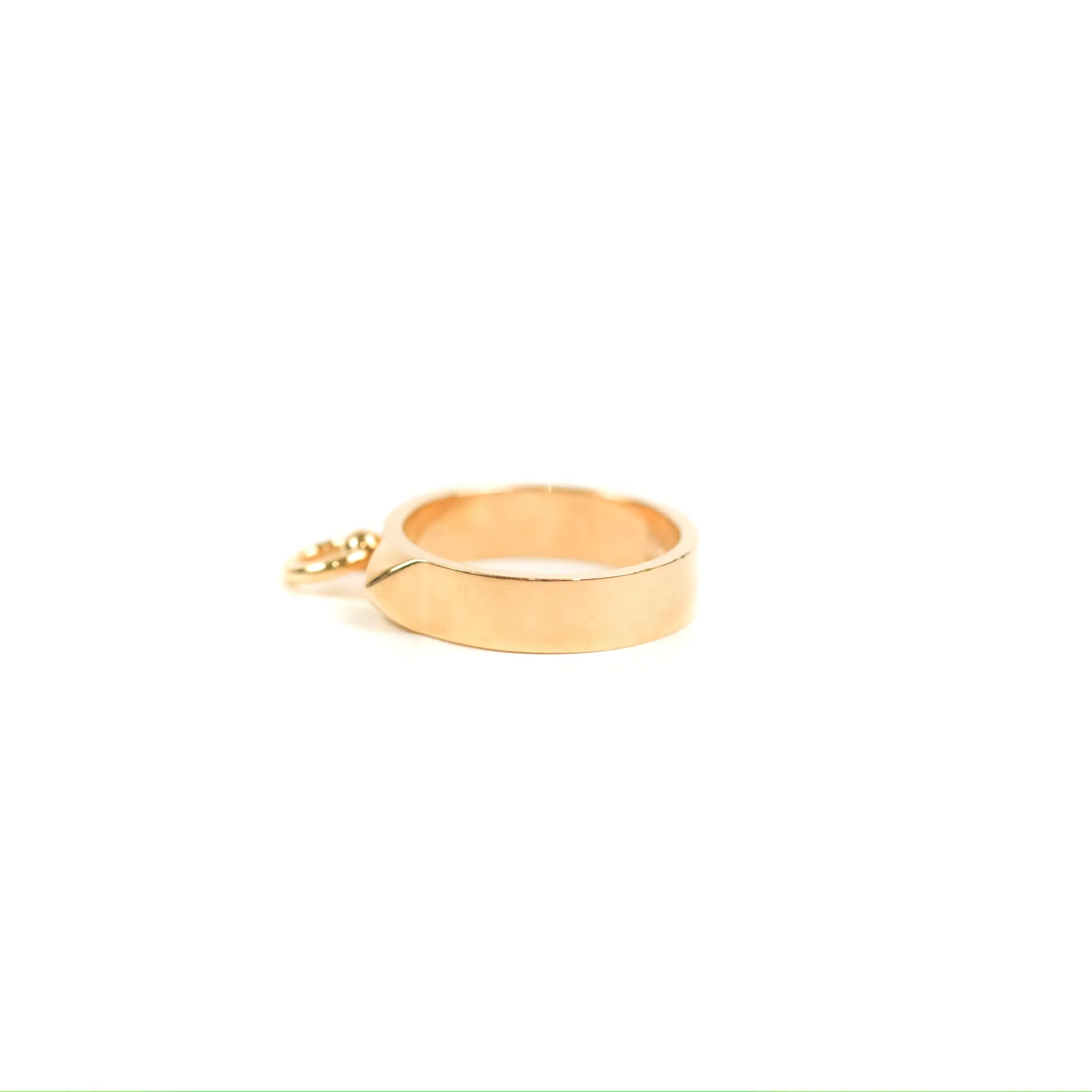 Hermes Collier de Chien Ring PM Rose Gold Size 55