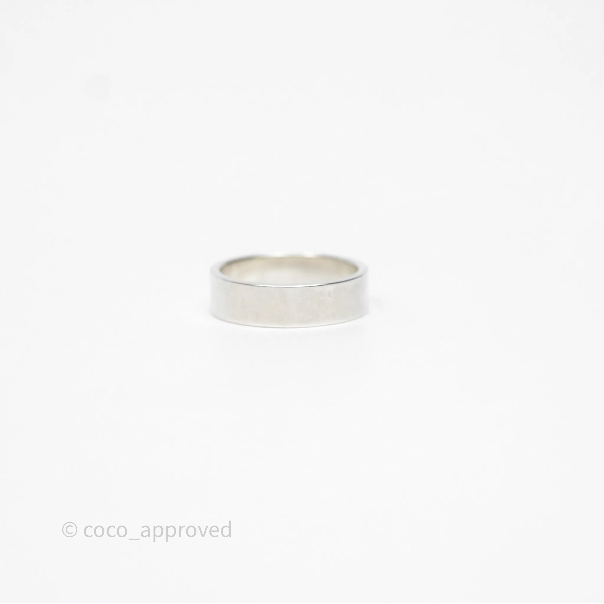 Hermes Collier de Chien Ring PM Sterling Silver Size 51