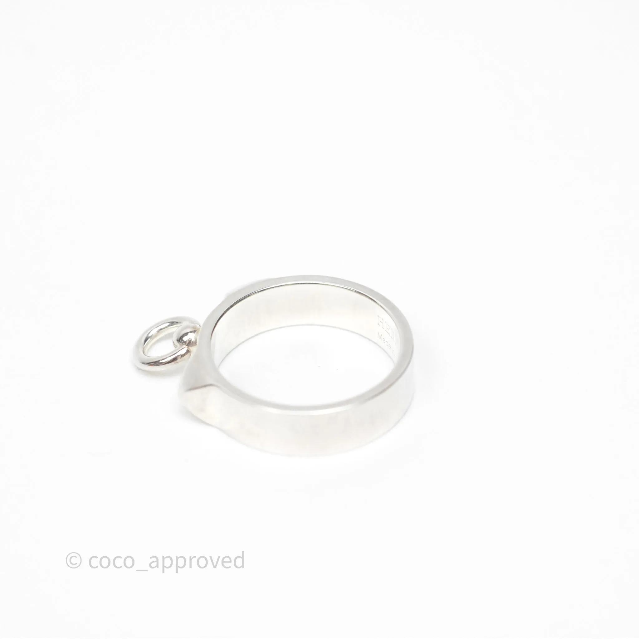 Hermes Collier de Chien Ring PM Sterling Silver Size 51