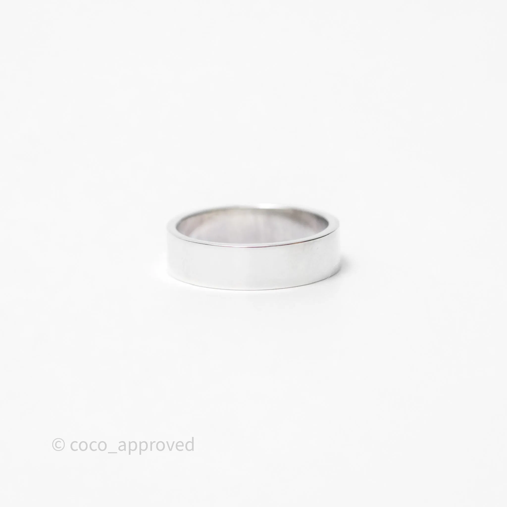 Hermes Collier de Chien Ring PM Sterling Silver Size 53