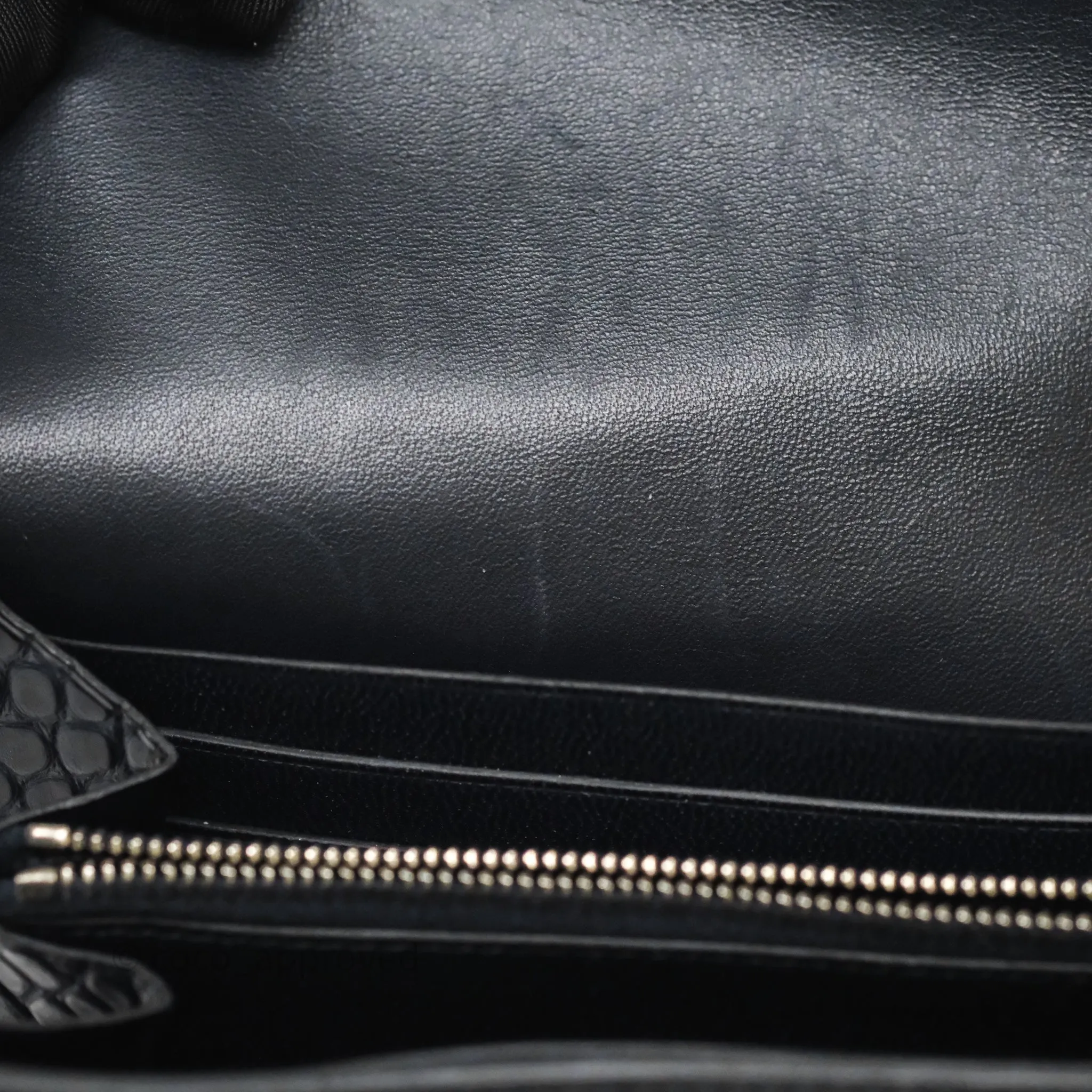 Hermes Constance Wallet Bleu Nuit 2Z Matte Alligator Ombre Lizard Buckle