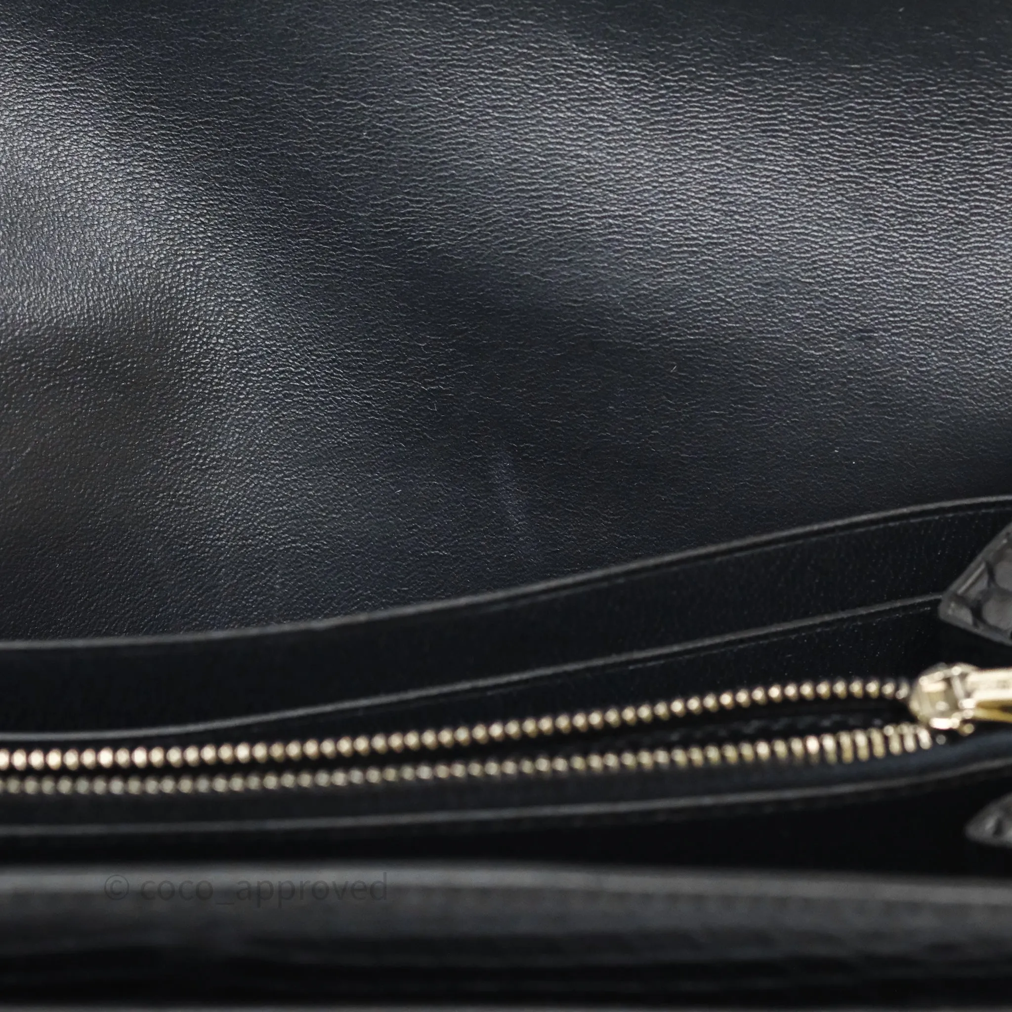 Hermes Constance Wallet Bleu Nuit 2Z Matte Alligator Ombre Lizard Buckle